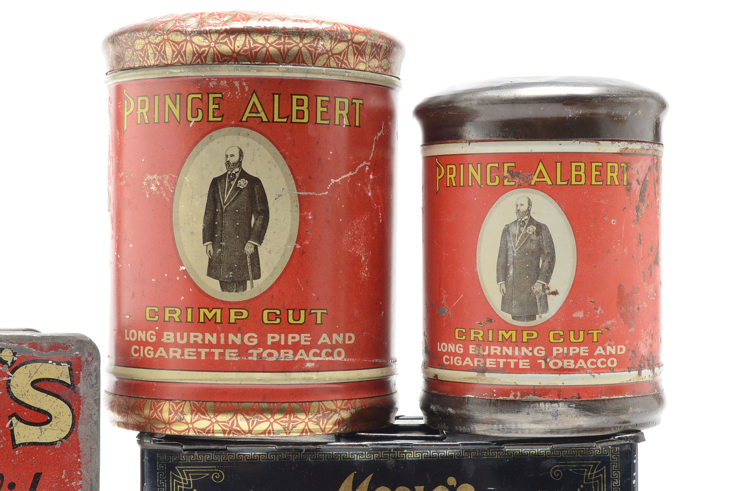 Vintage Tobacco Tin Containers