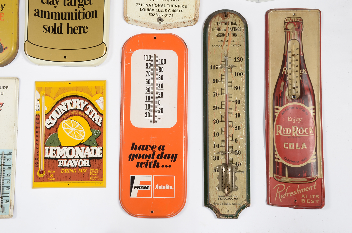 Advertisement Thermometer Collection