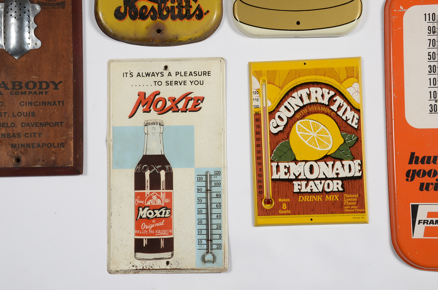 Advertisement Thermometer Collection