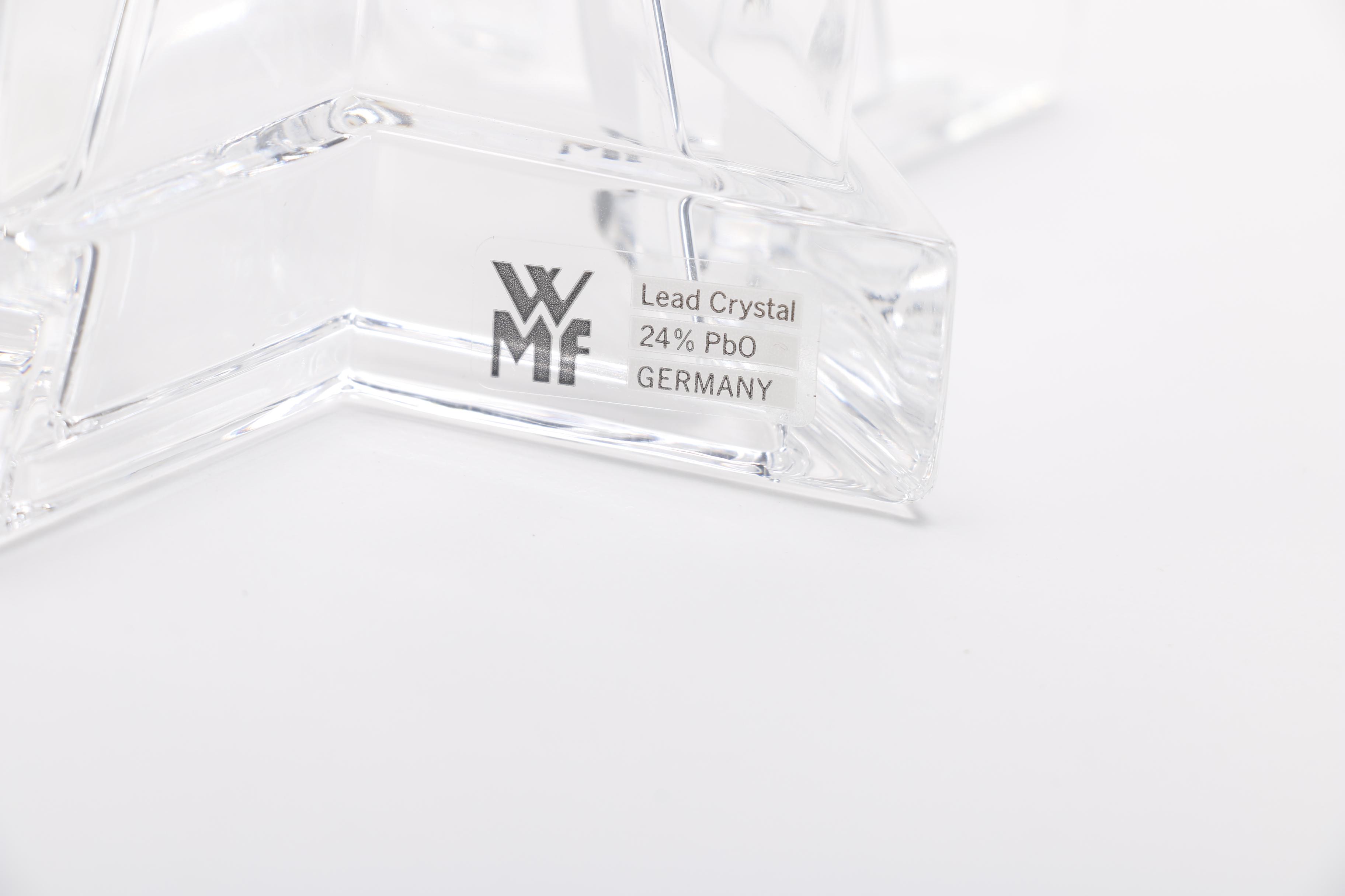 Württembergische Metallwarenfabrik Lead Crystal Candleholders