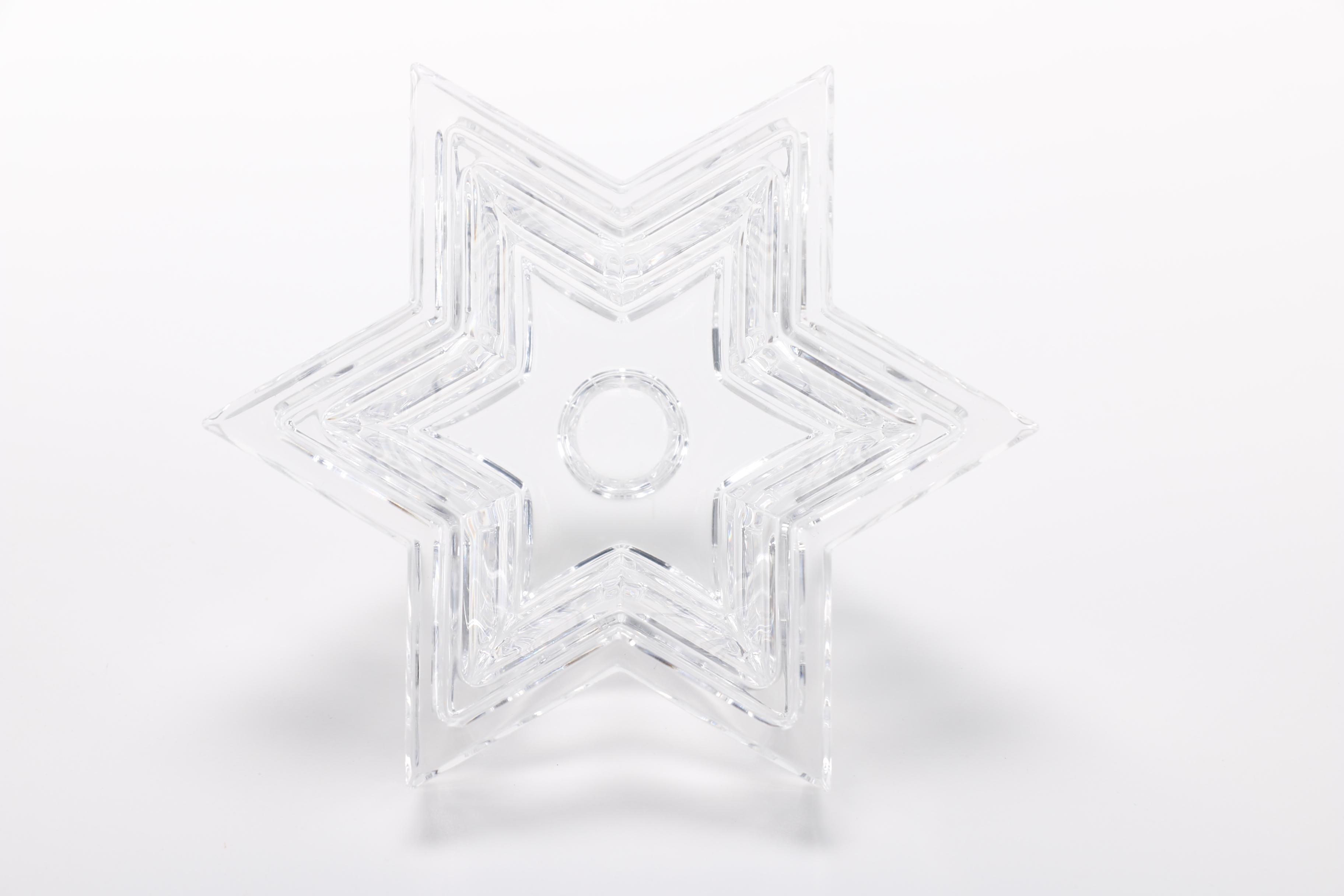 Württembergische Metallwarenfabrik Lead Crystal Candleholders