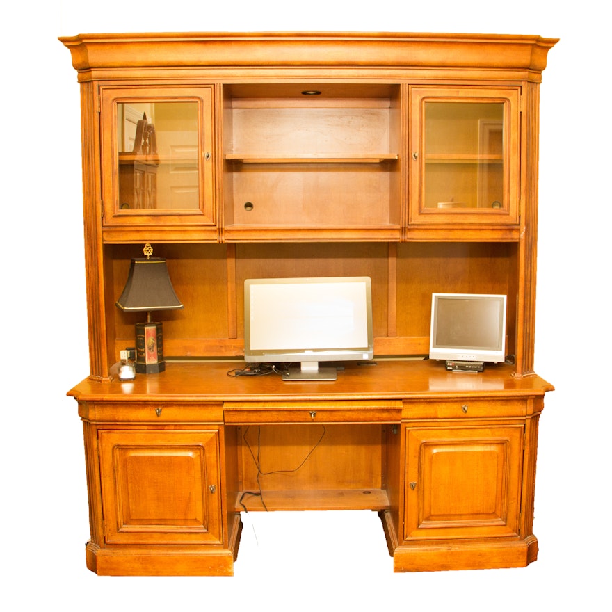 Computer Desk and Hutch by Stanley Furniture