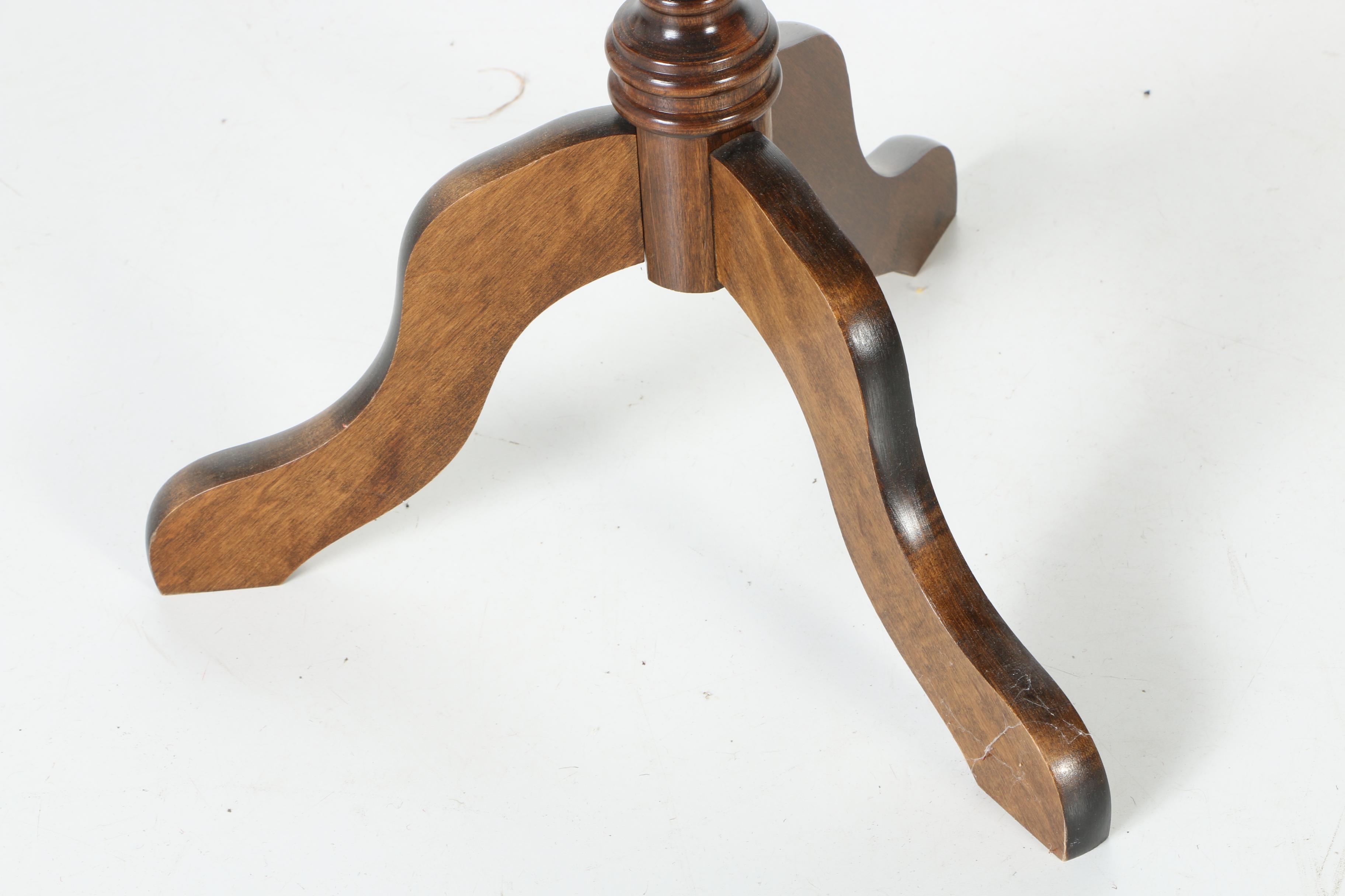 Oval Tilt Top Accent Table