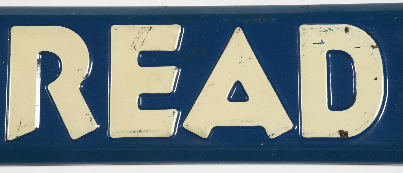 Vintage Rainbo Bread Door Push