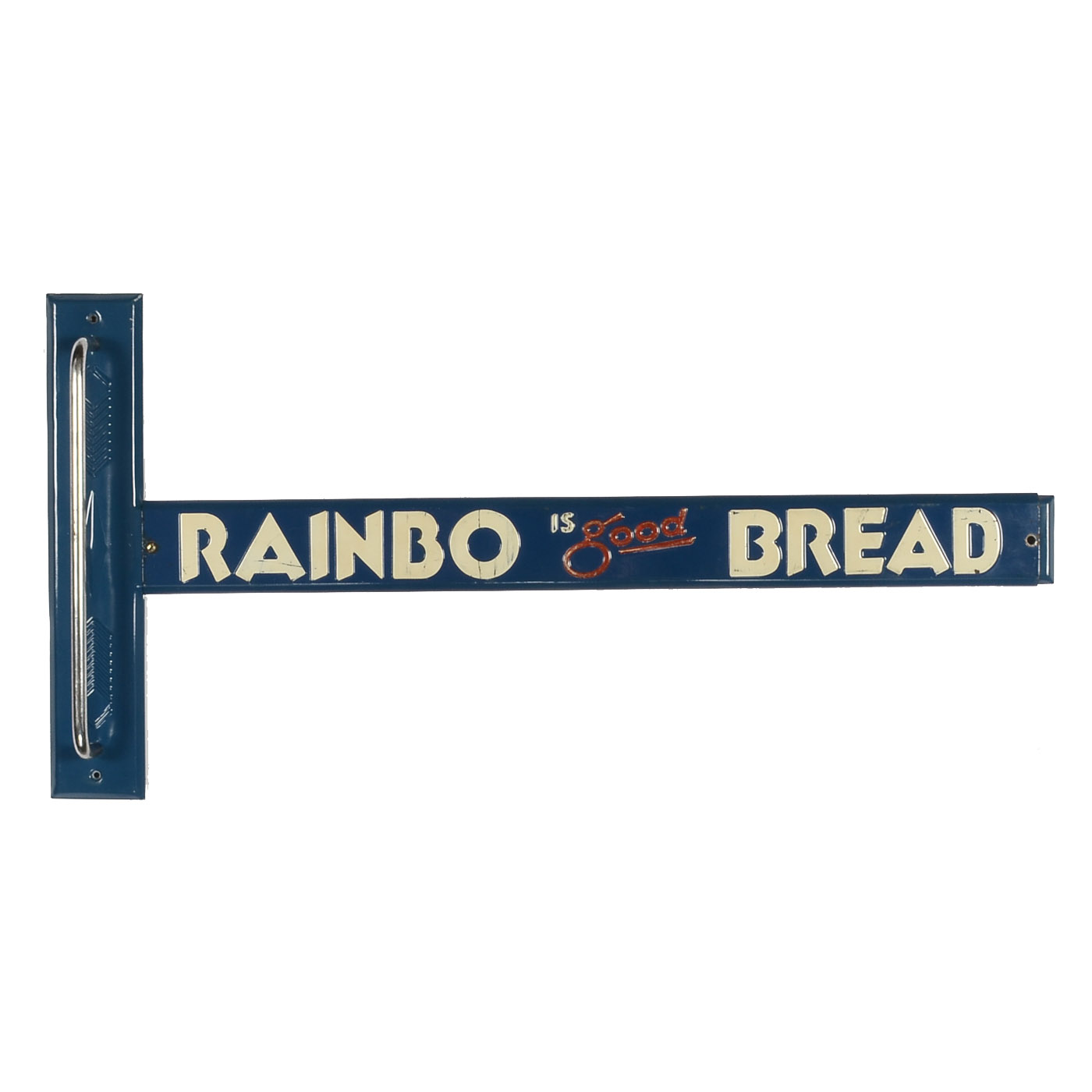 Vintage Rainbo Bread Door Push