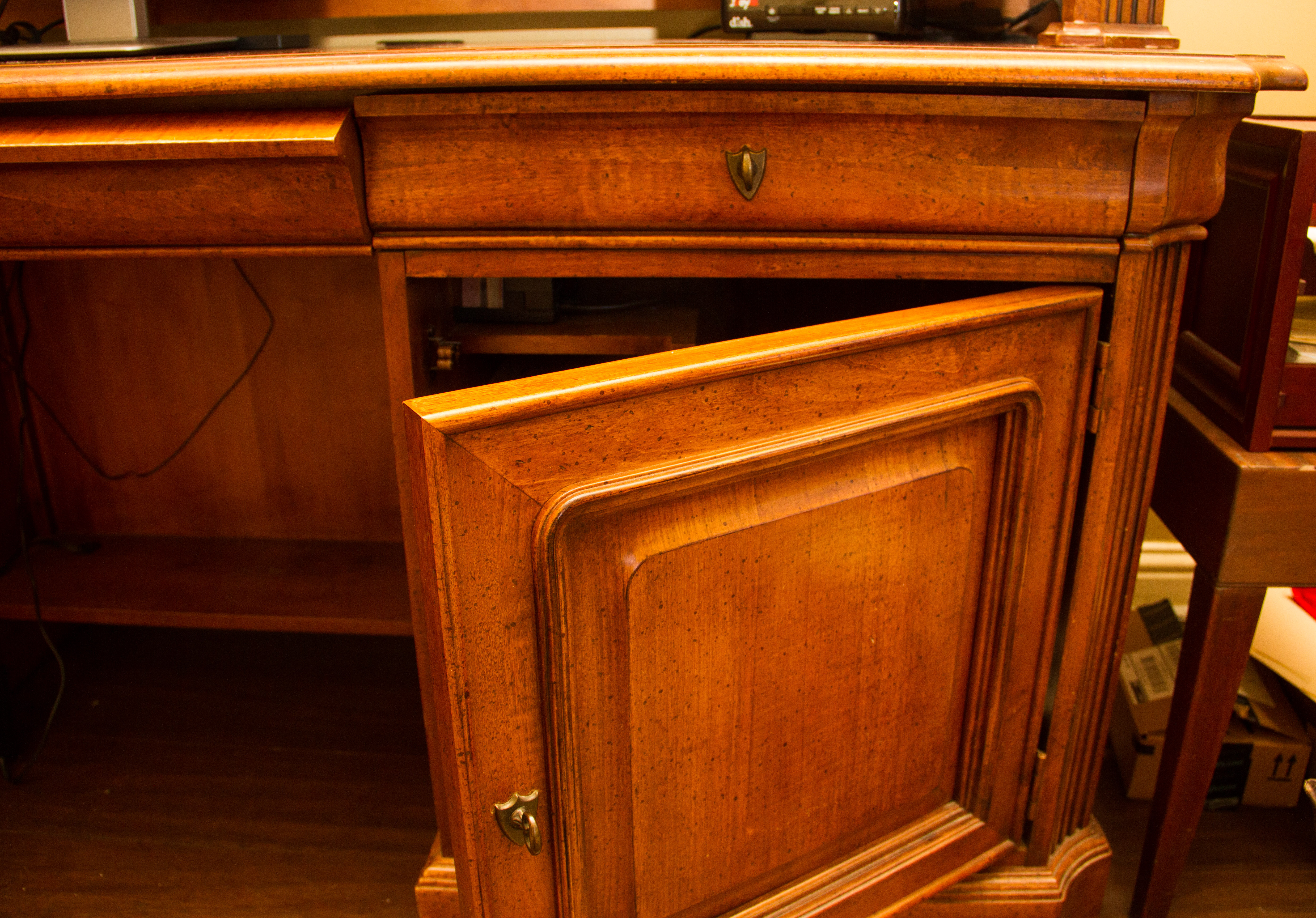 Computer Desk and Hutch by Stanley Furniture