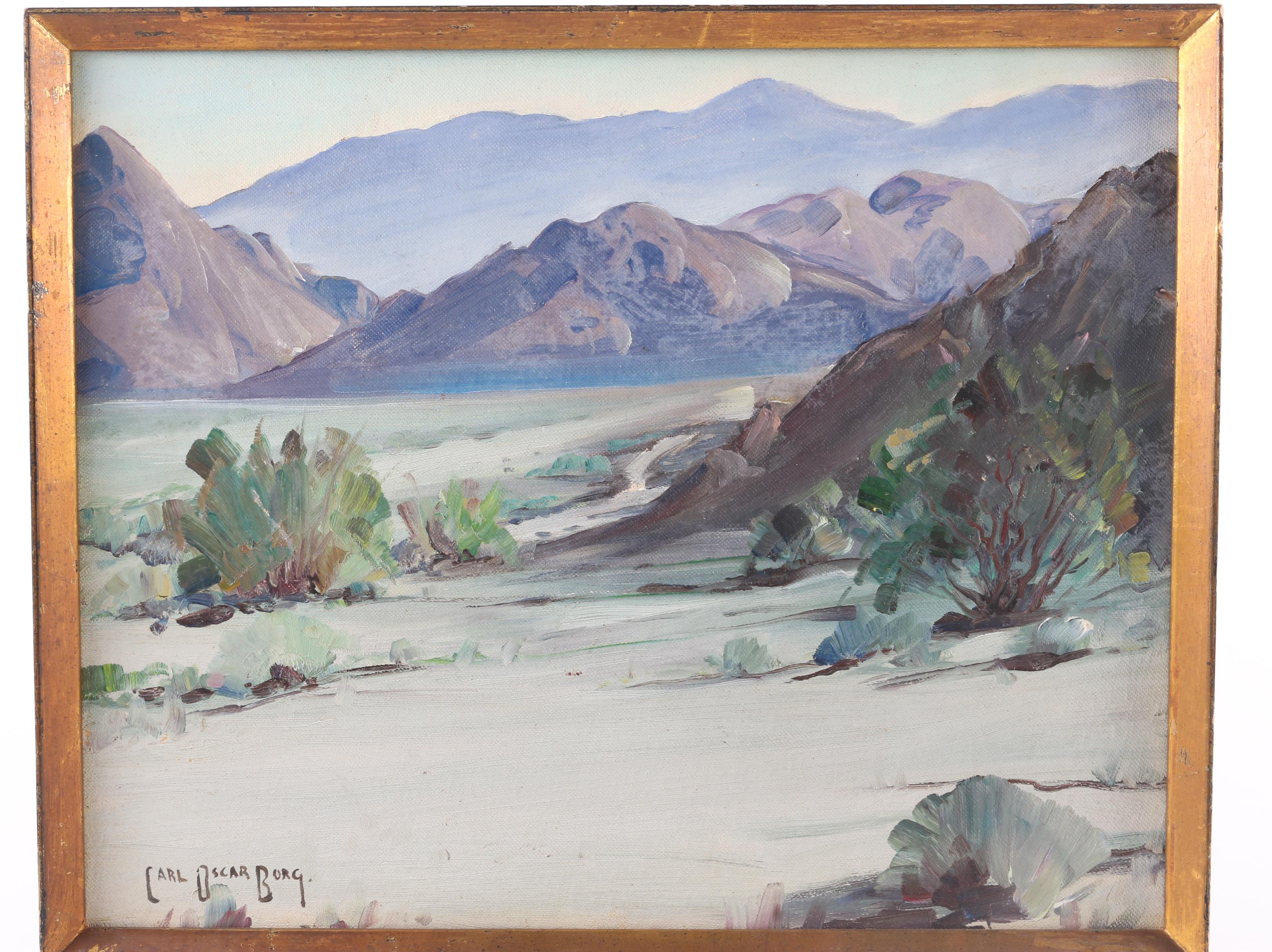 Original Signed Landscape Painting by Carl Oscar Borg