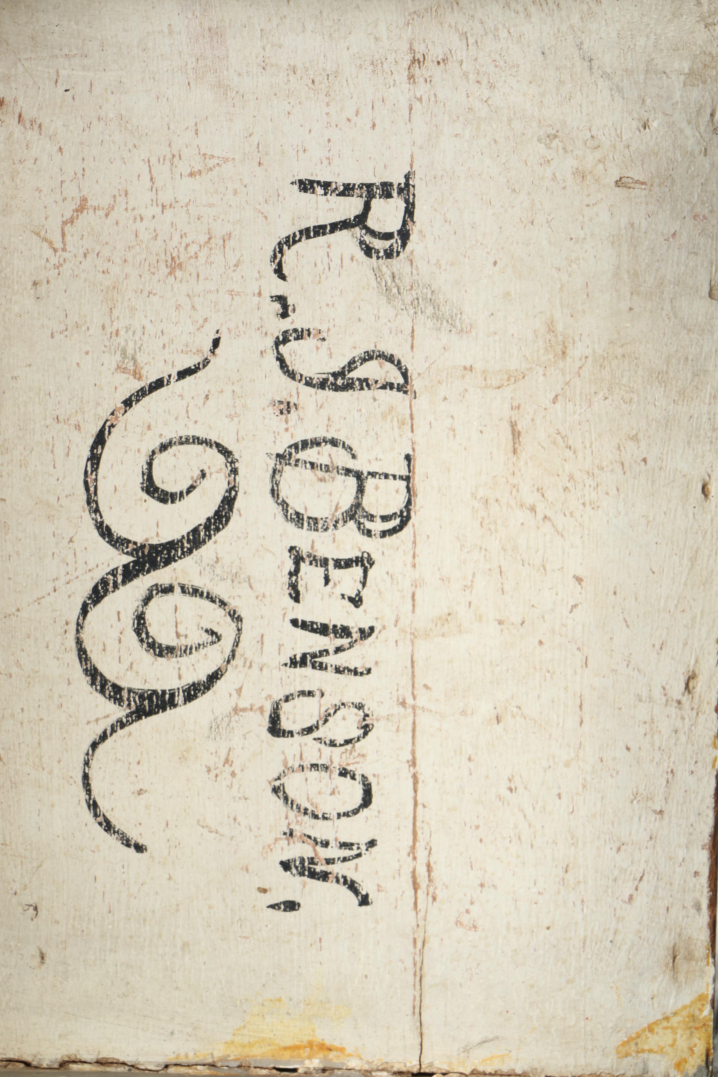 R. J. Benson Gray Wooden Rocking Horse