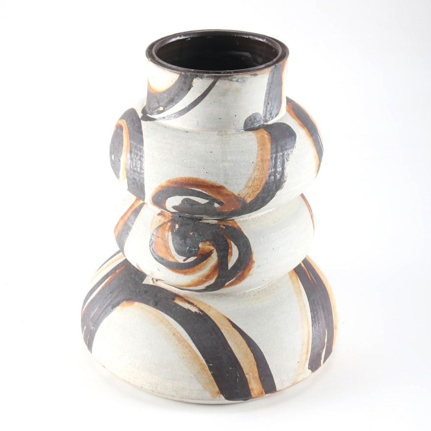 Hand-Thrown Ceramic Vase