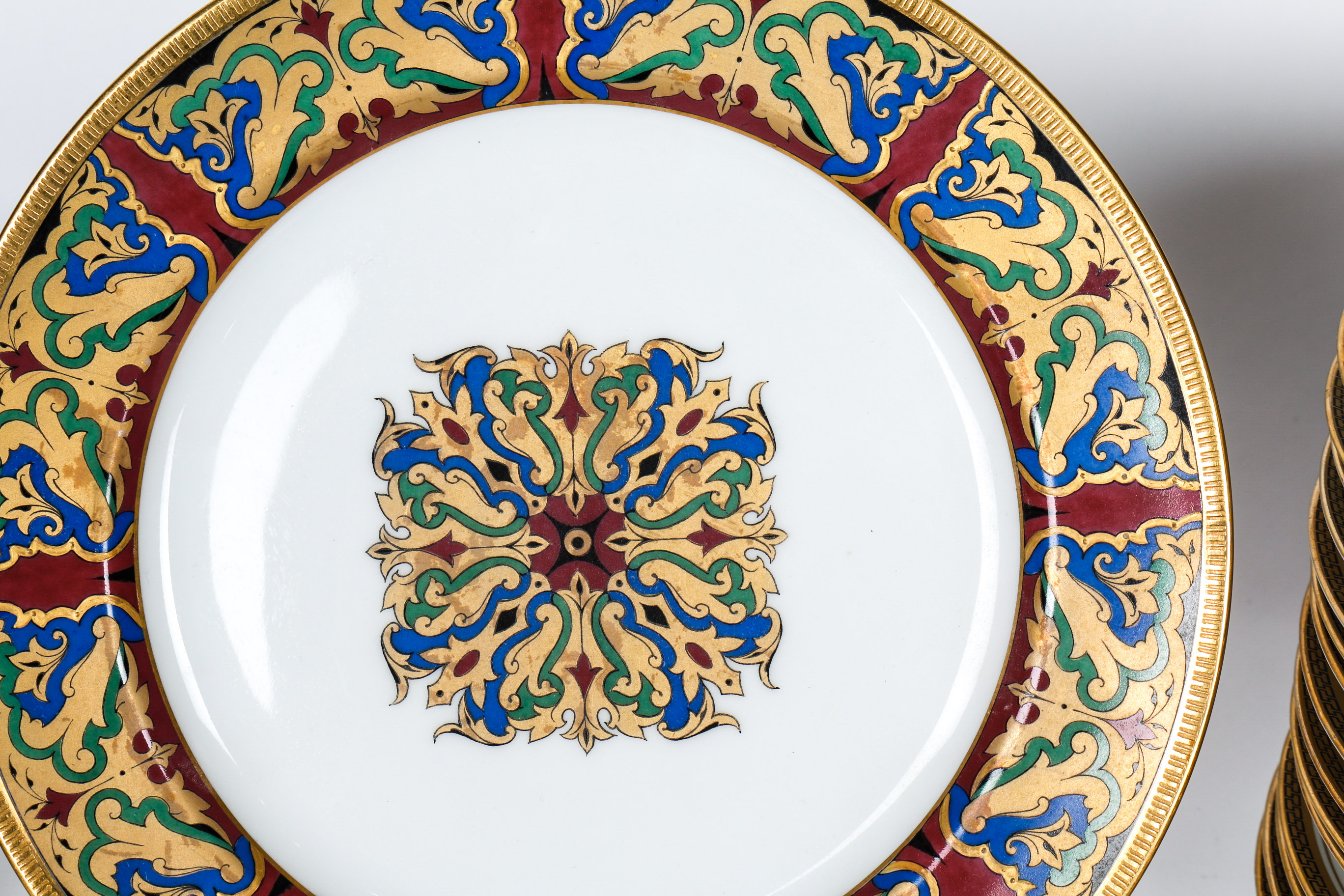 Limoges Haviland Plate and Royal Epiag Czechoslovakia Plates