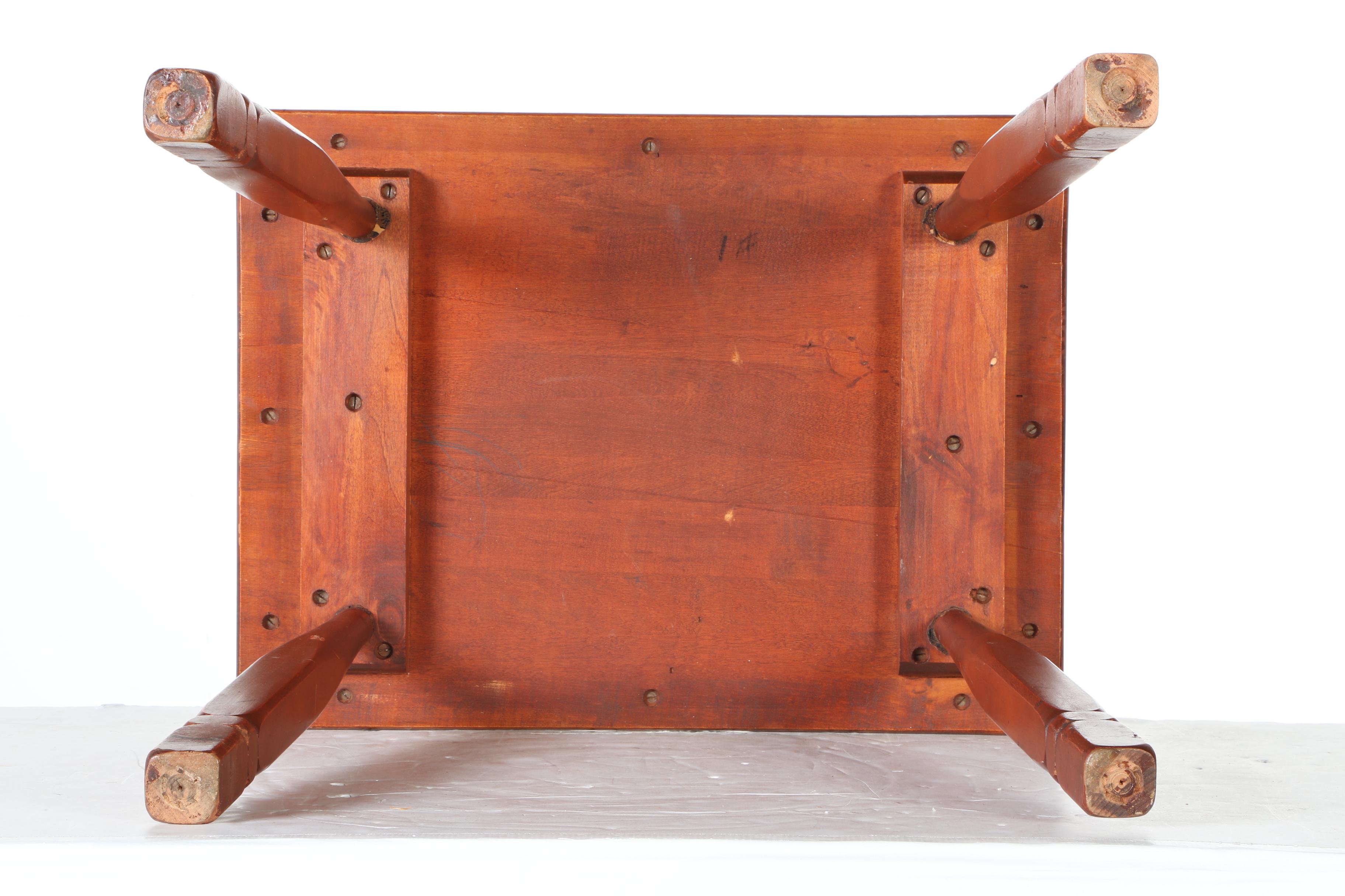 Vintage Tray Top Side Table