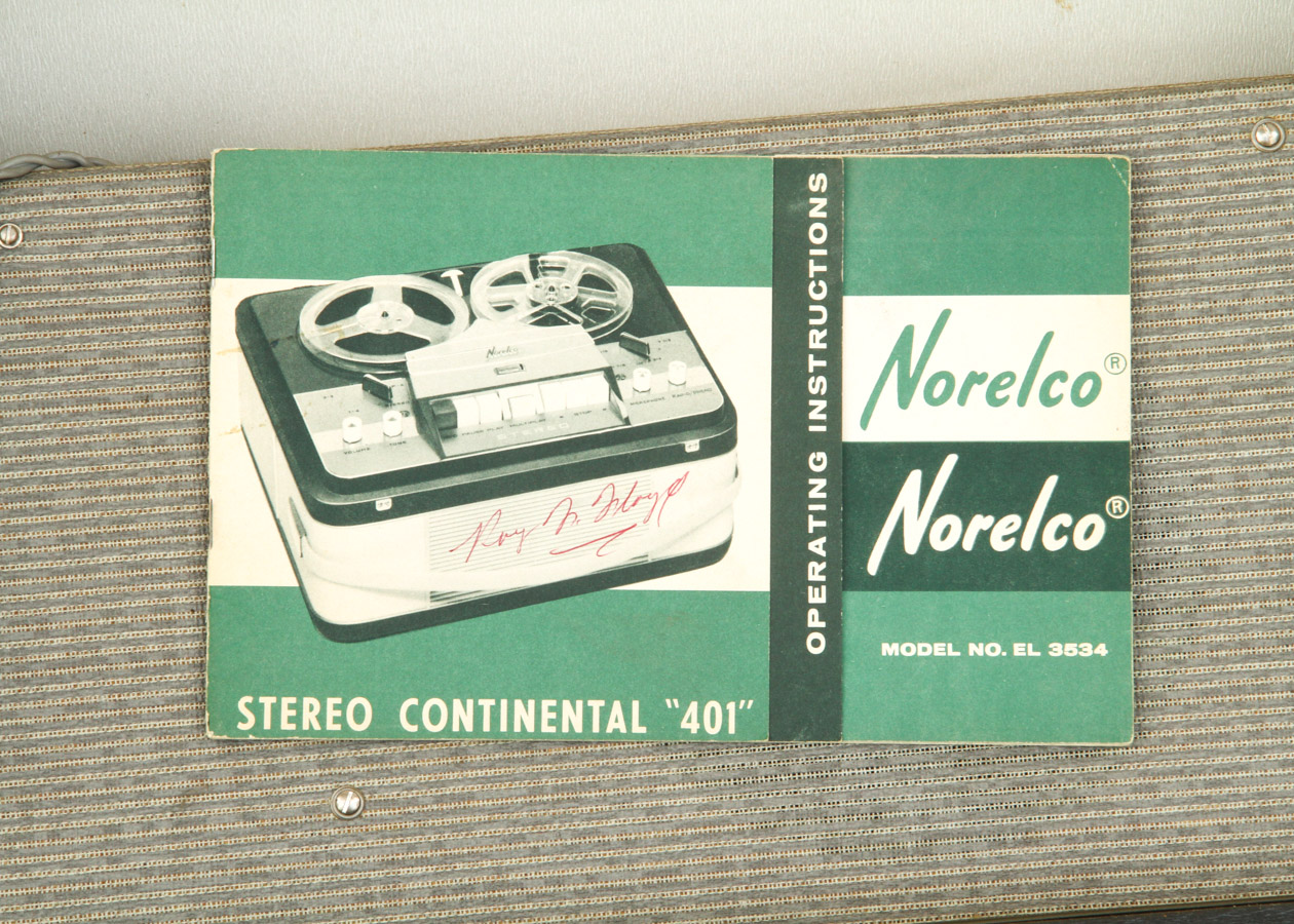 Vintage Norelco Stereo Continental 401
