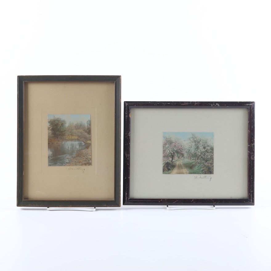 Wallace Nutting Hand Colored Landscape Photographs