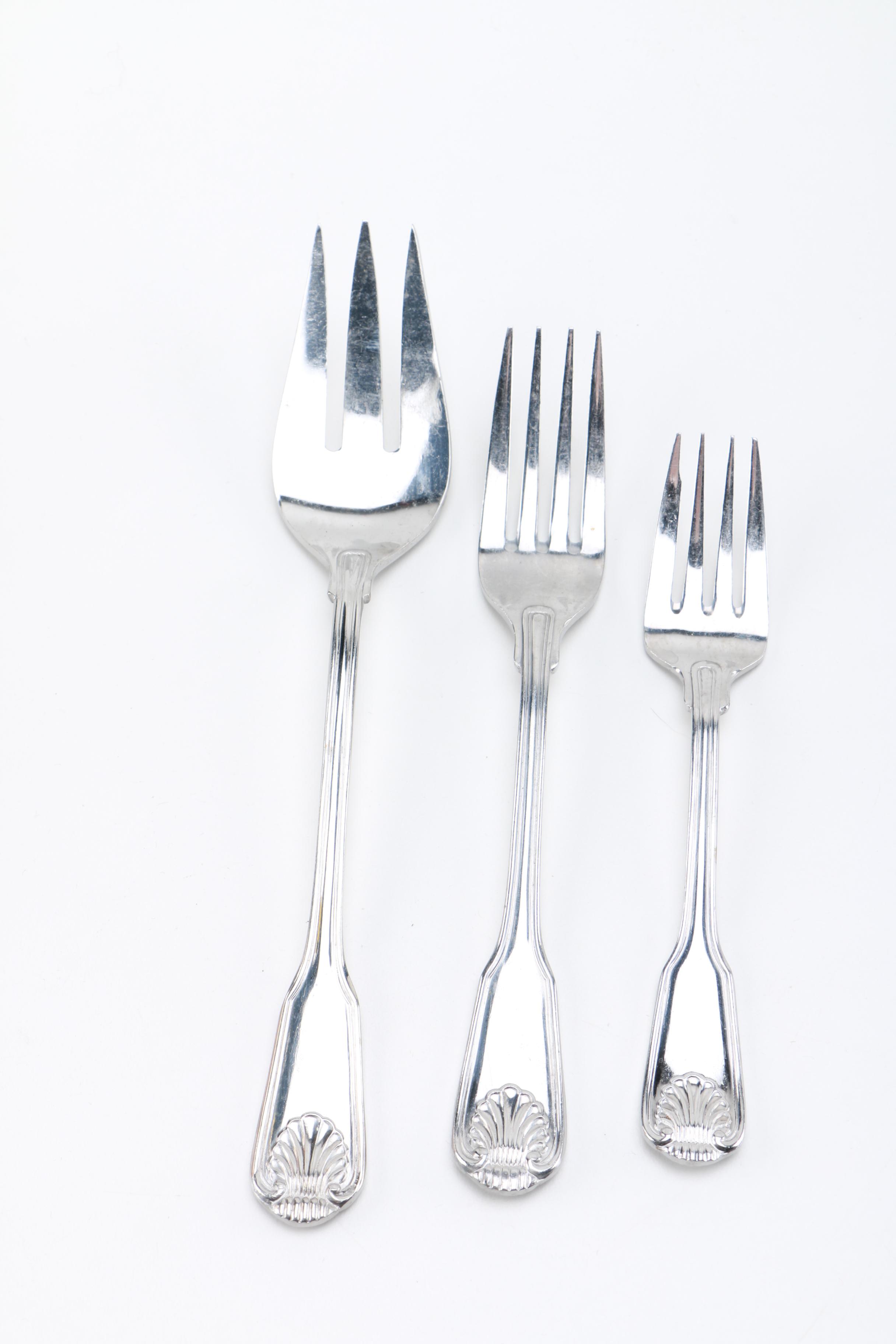 Towle Supreme Cutlery "English Shell" Stainless Flatware Set