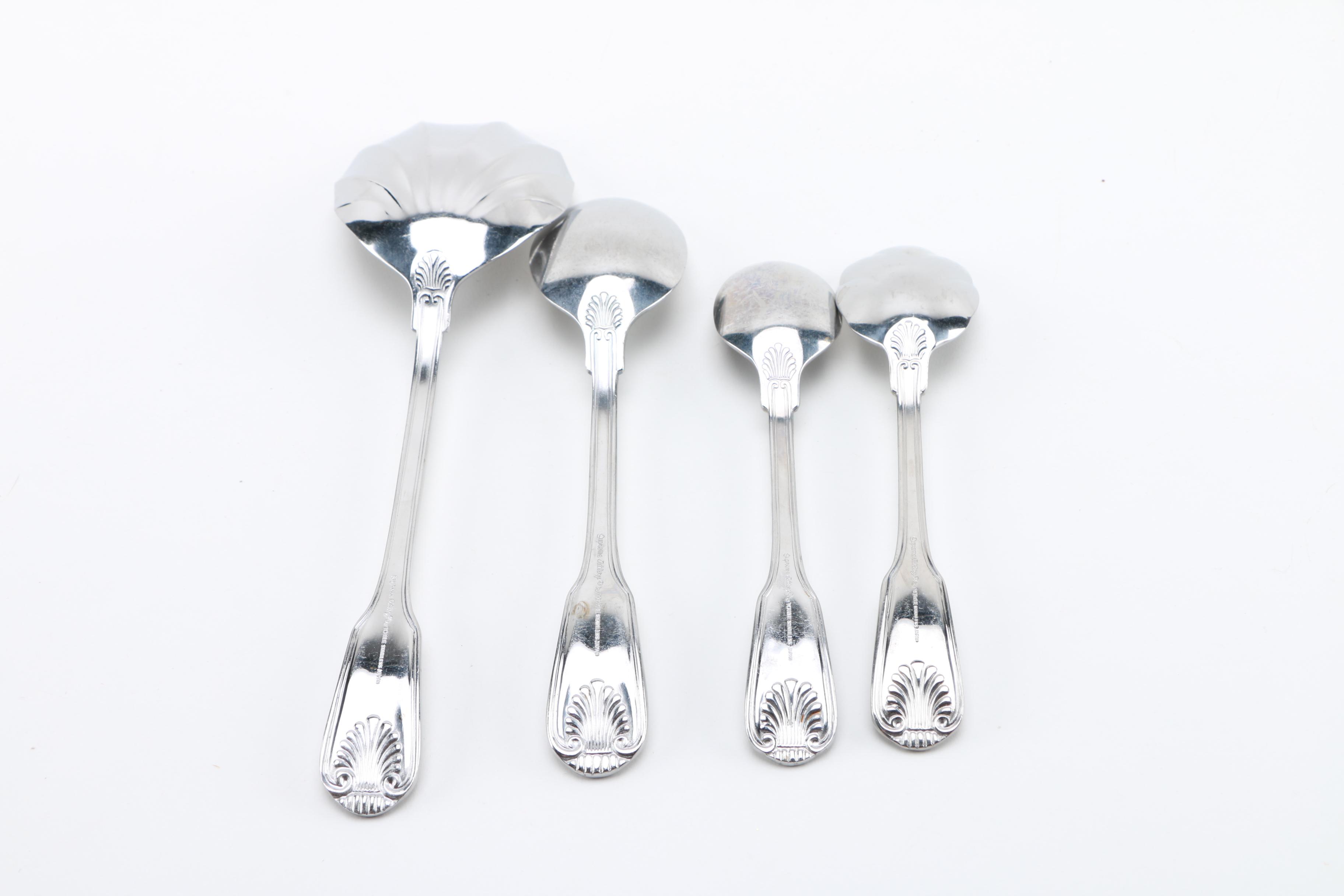 Towle Supreme Cutlery "English Shell" Stainless Flatware Set