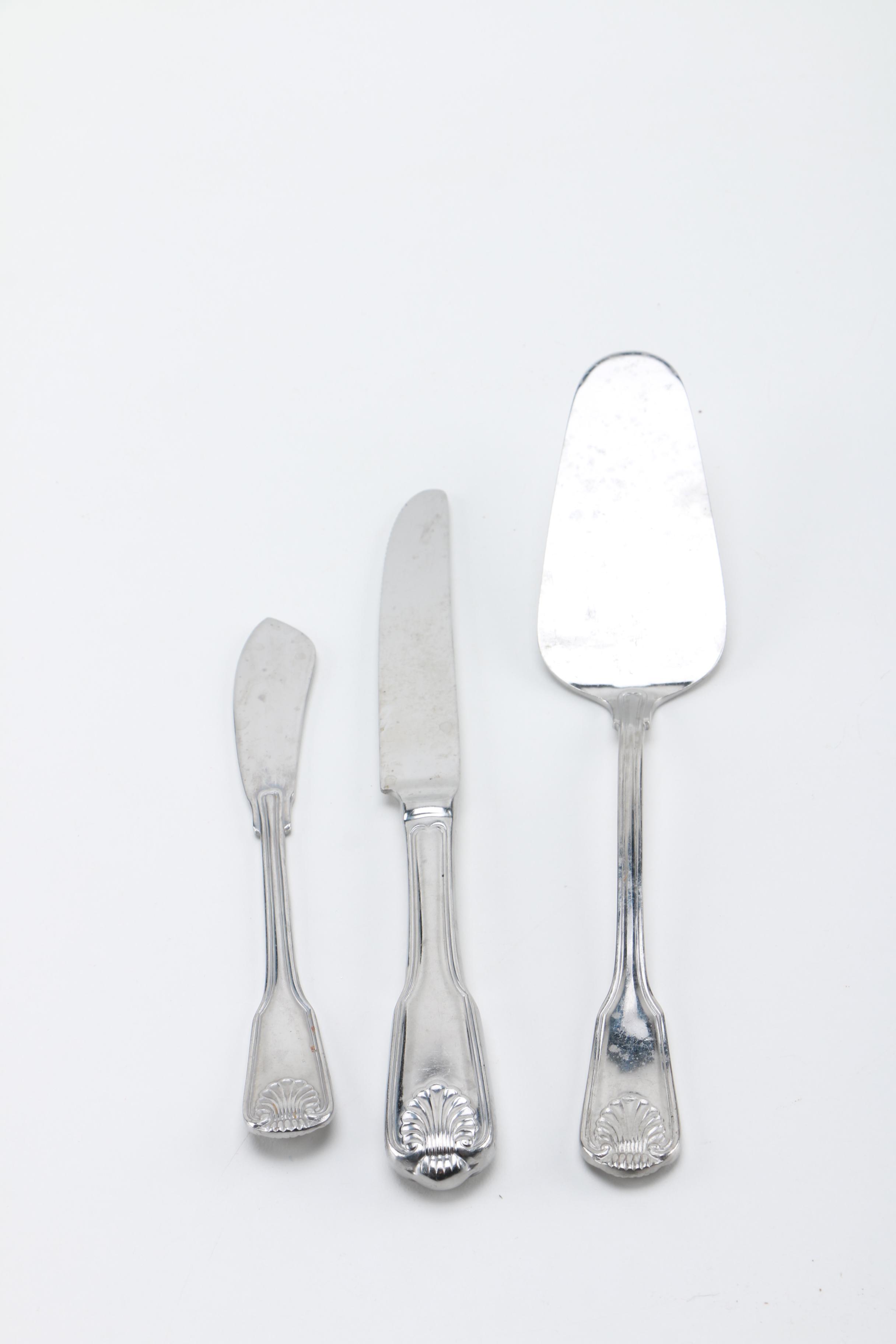 Towle Supreme Cutlery "English Shell" Stainless Flatware Set