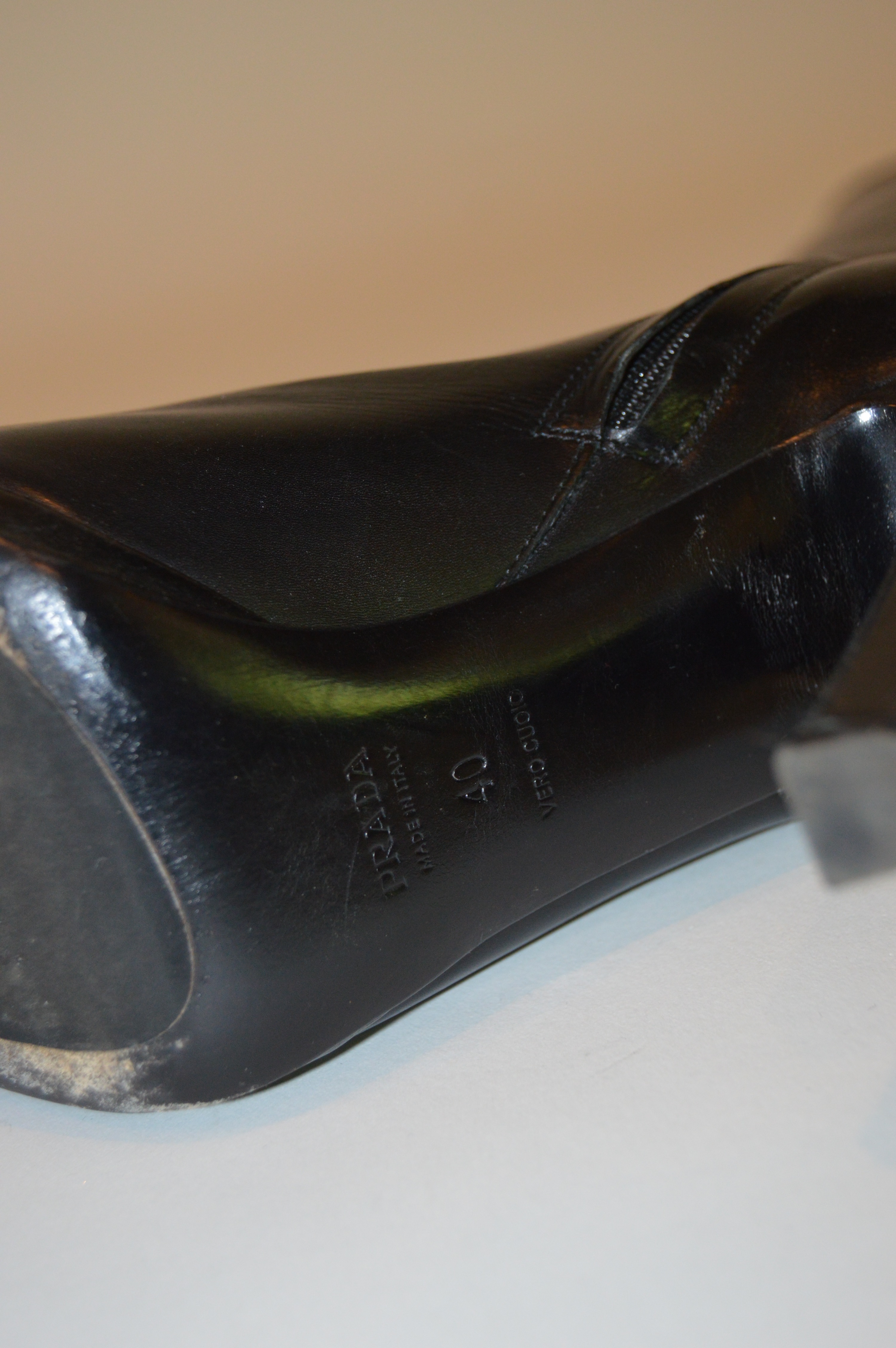 Prada Leather Designer Boots