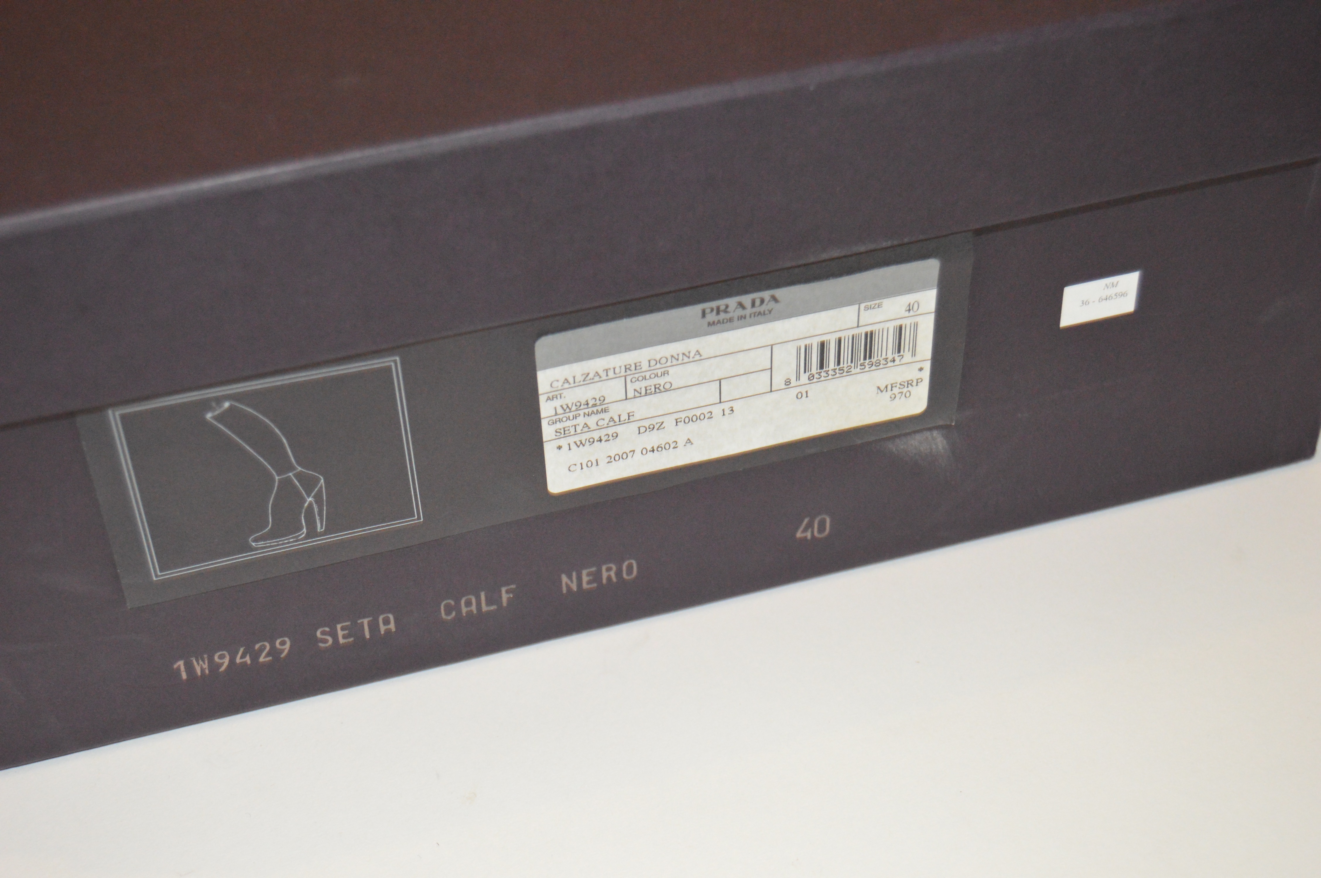 Prada Leather Designer Boots