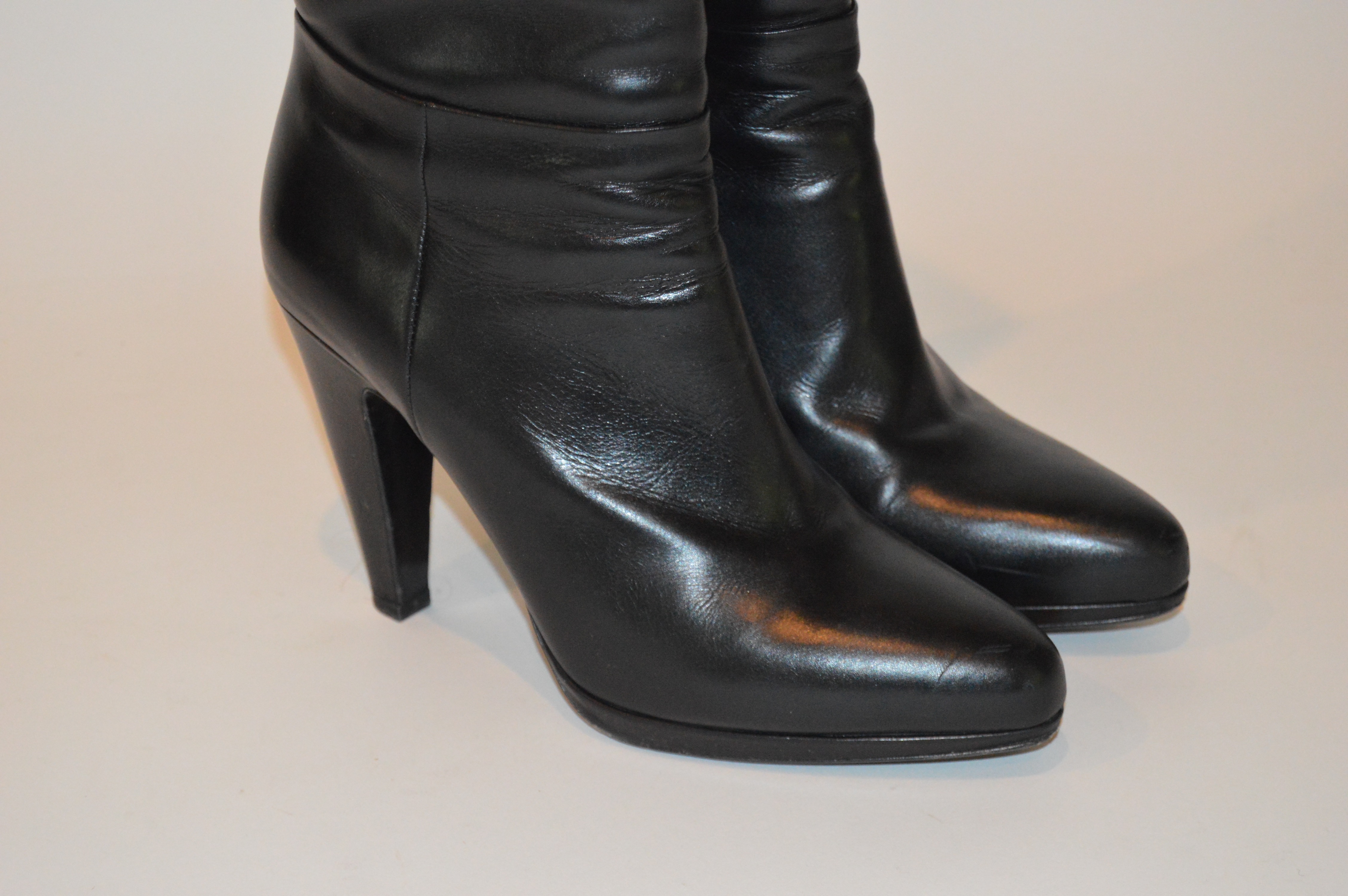 Prada Leather Designer Boots