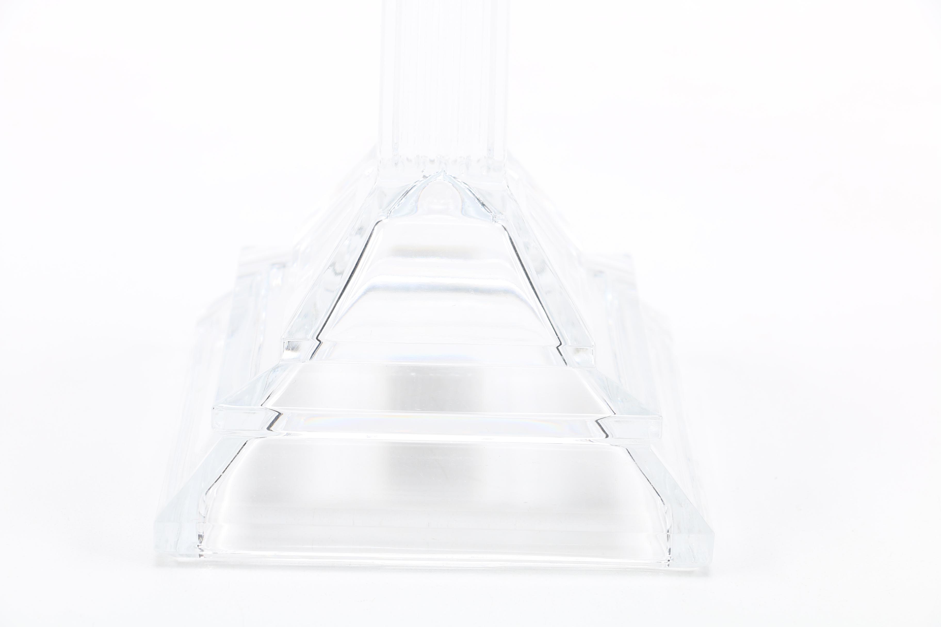 Pair Of Crystal Candle Sticks