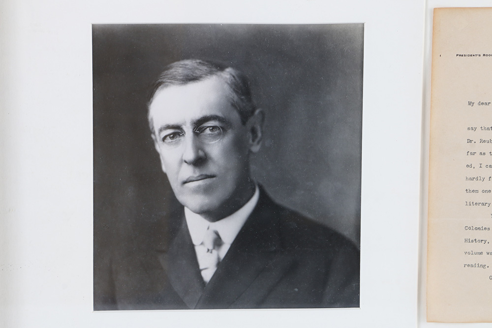 1908 Woodrow Wilson Signed Letter