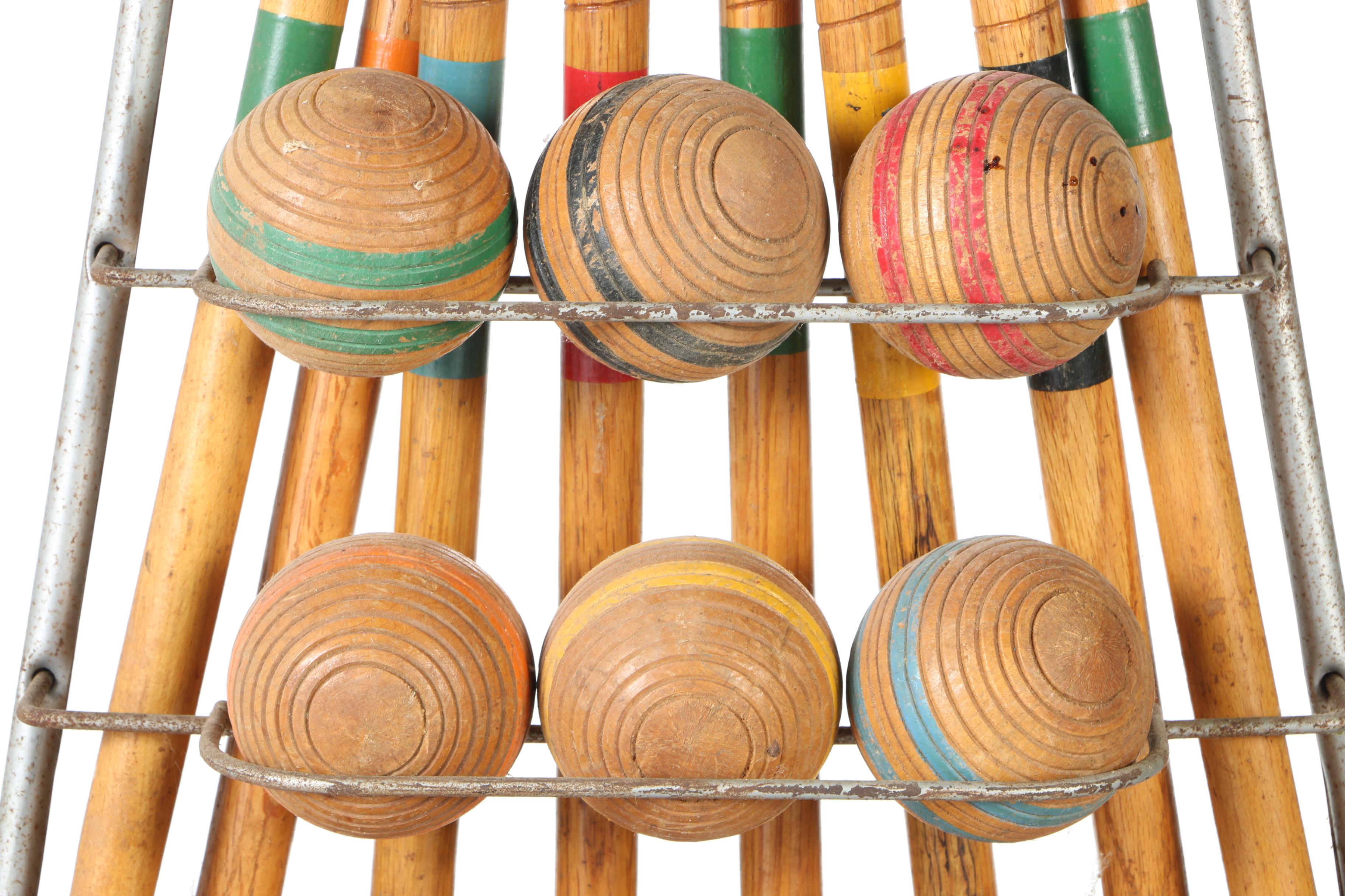 Vintage Croquet Set