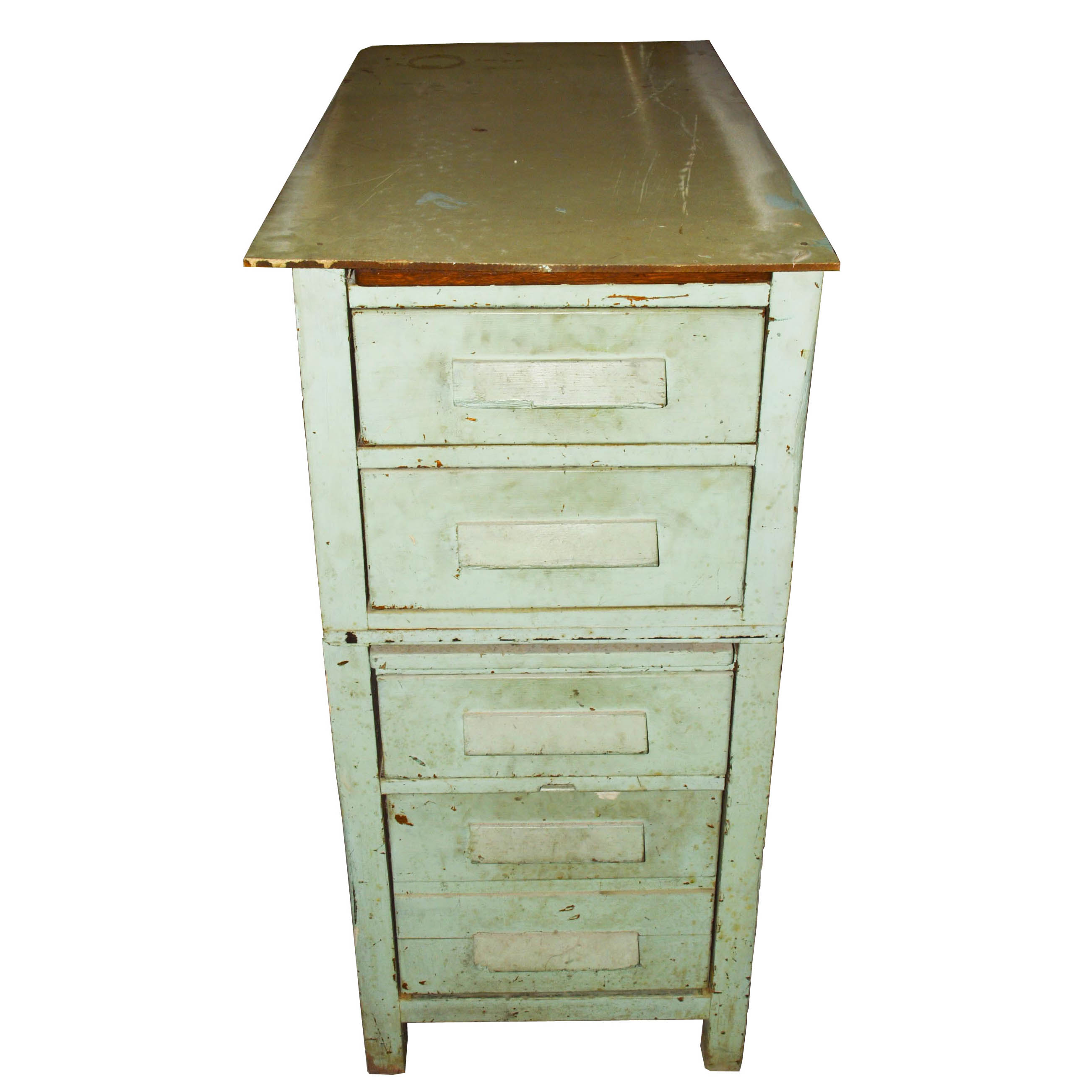 Two Repurposed Vintage Desk Cabinets