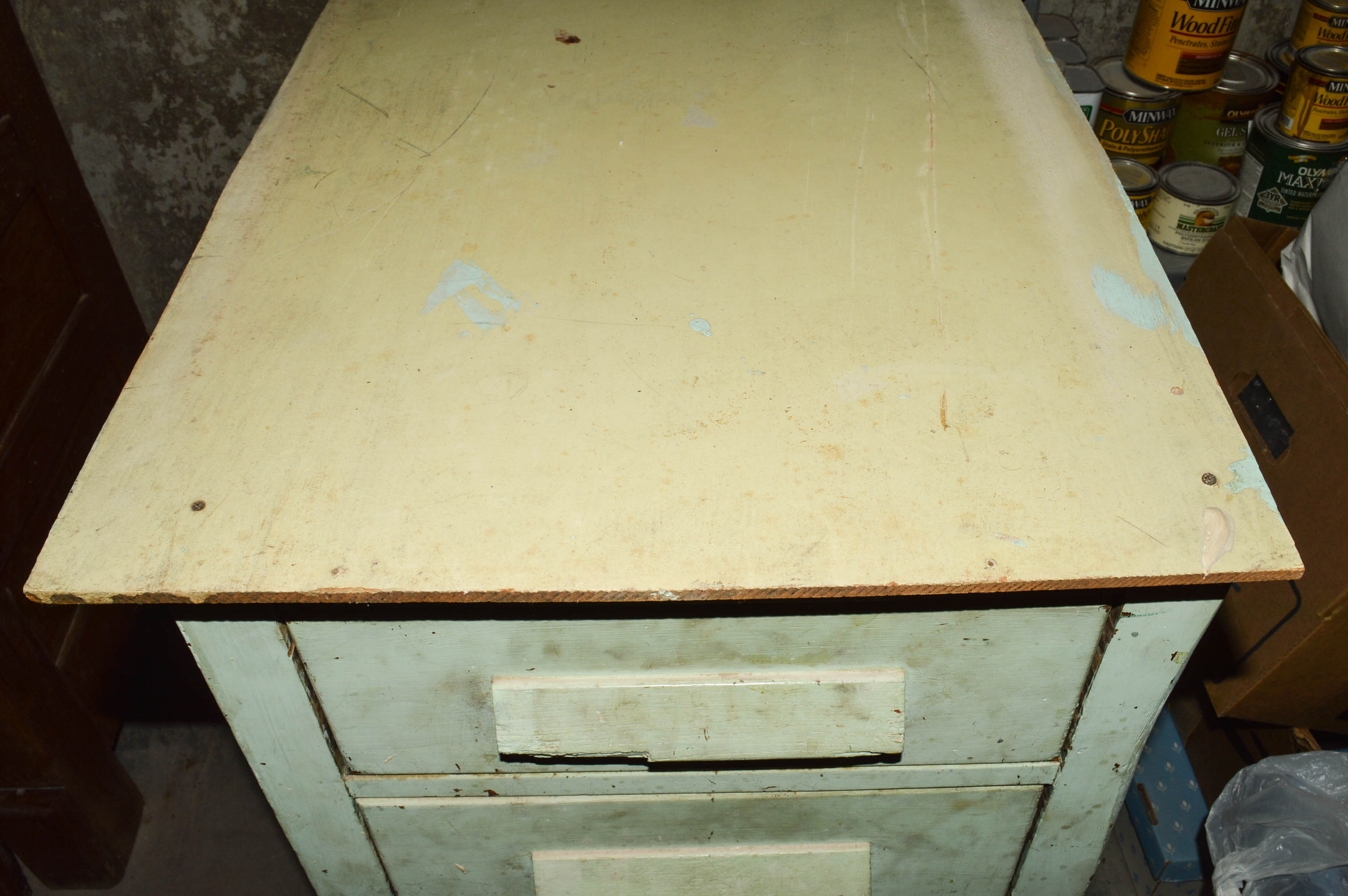 Two Repurposed Vintage Desk Cabinets