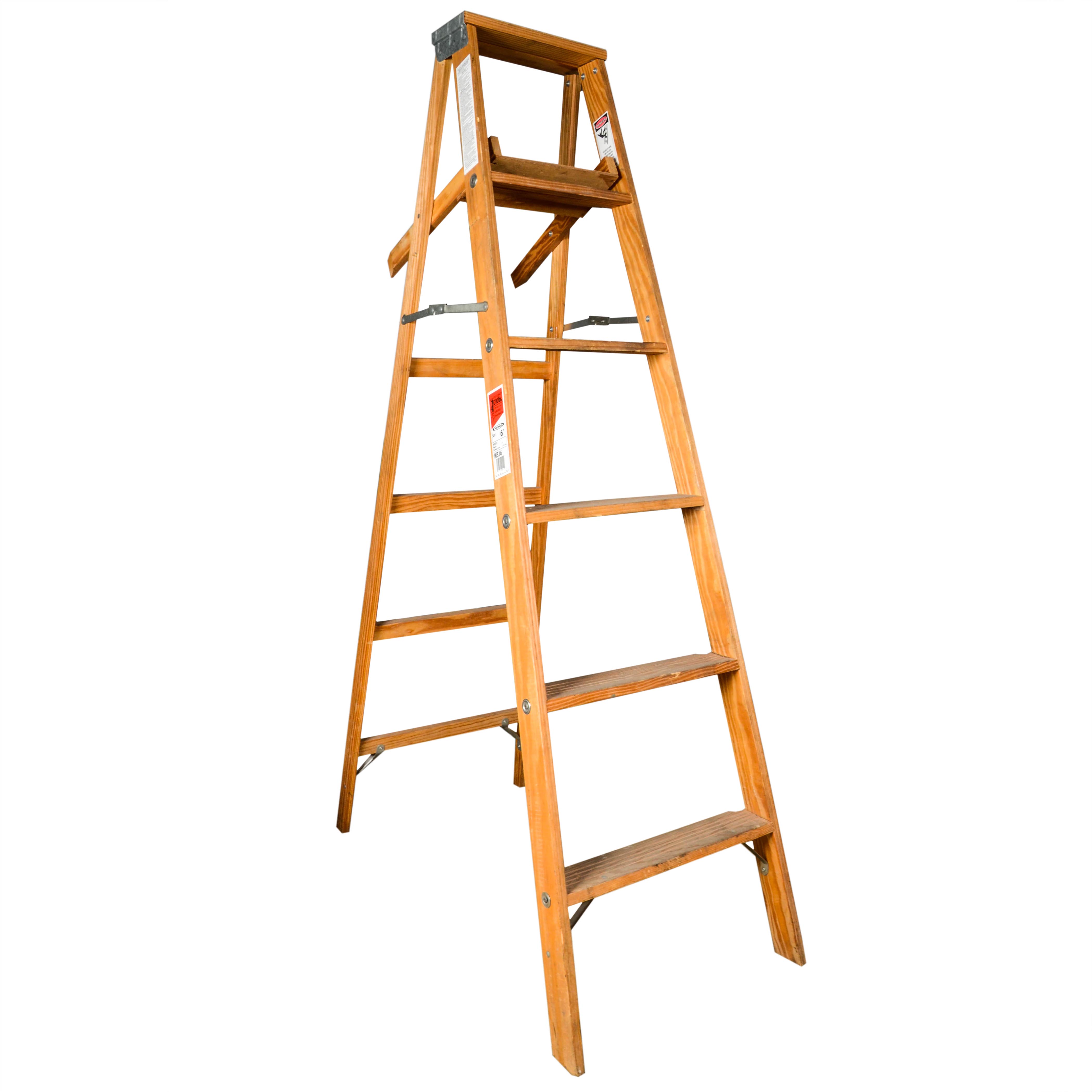 Werner 6-Foot Wooden Ladder