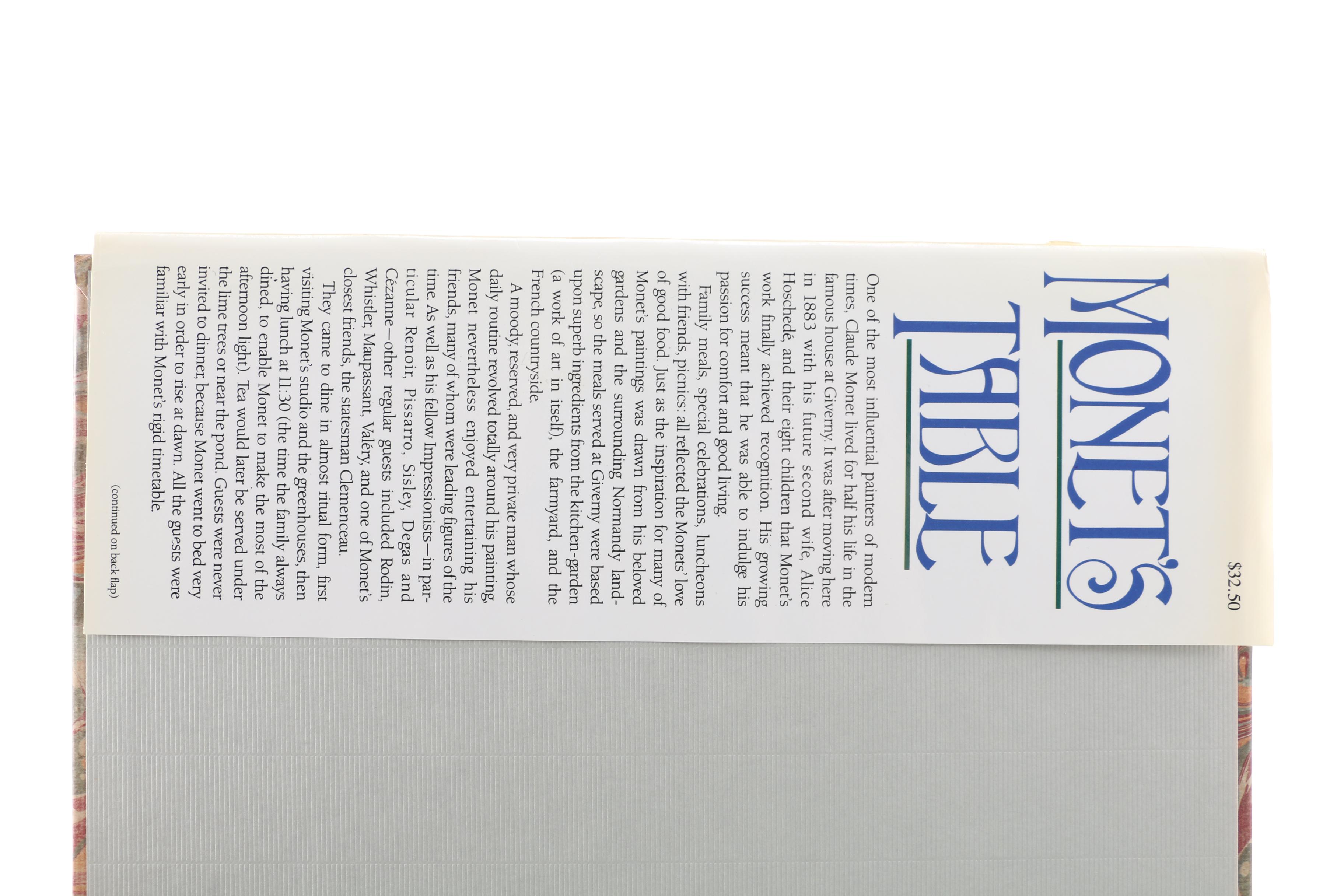 "Monet's Table" and "Monet's Passion" Books