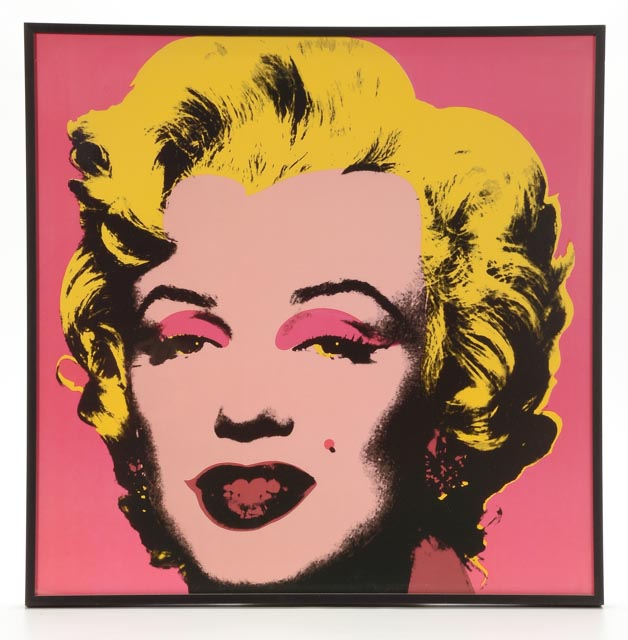 Offset Lithograph after Andy Warhol "Marilyn Monroe" Serigraph