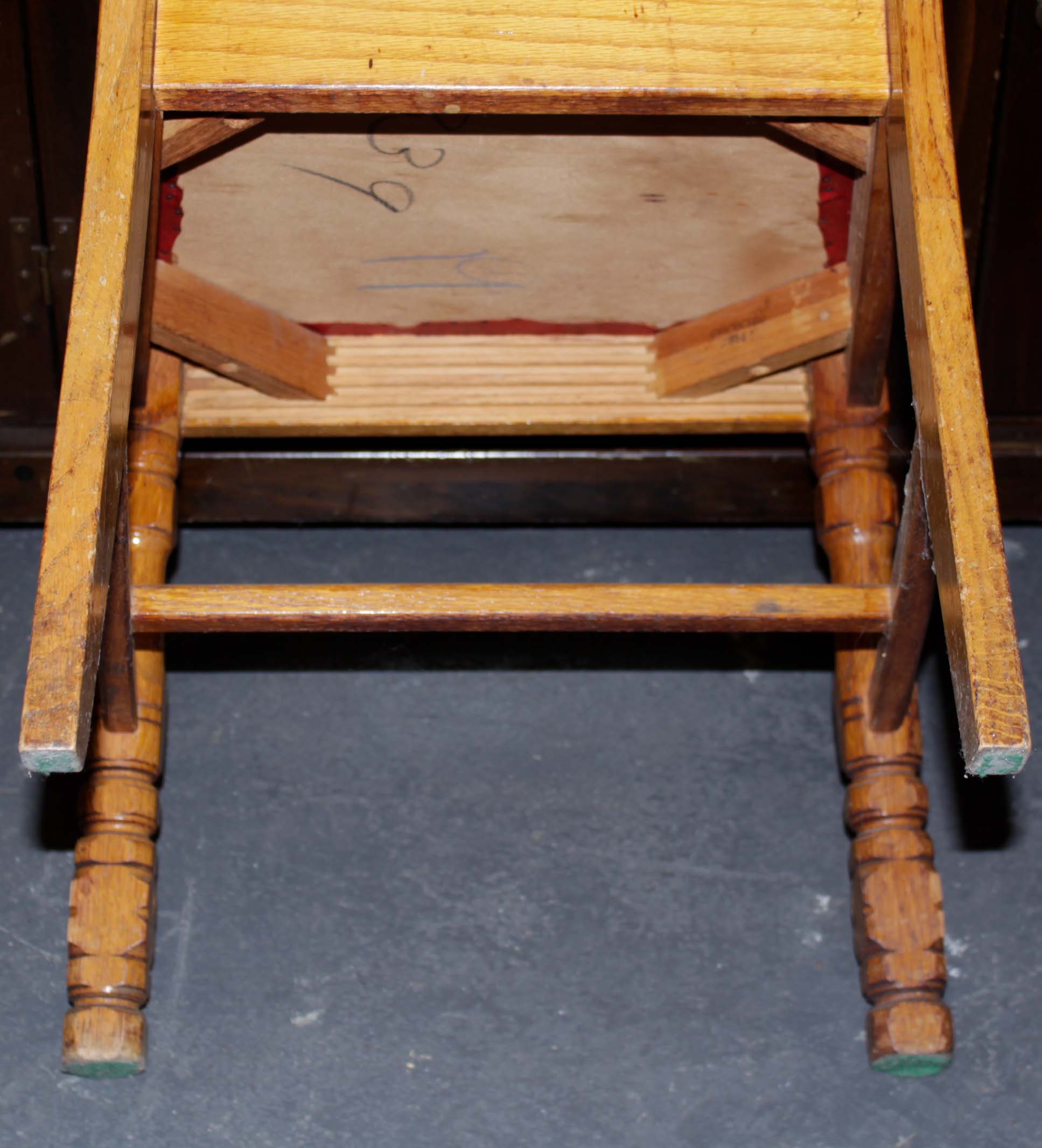 Circa 1920s Dining Table and Armorial Chairs