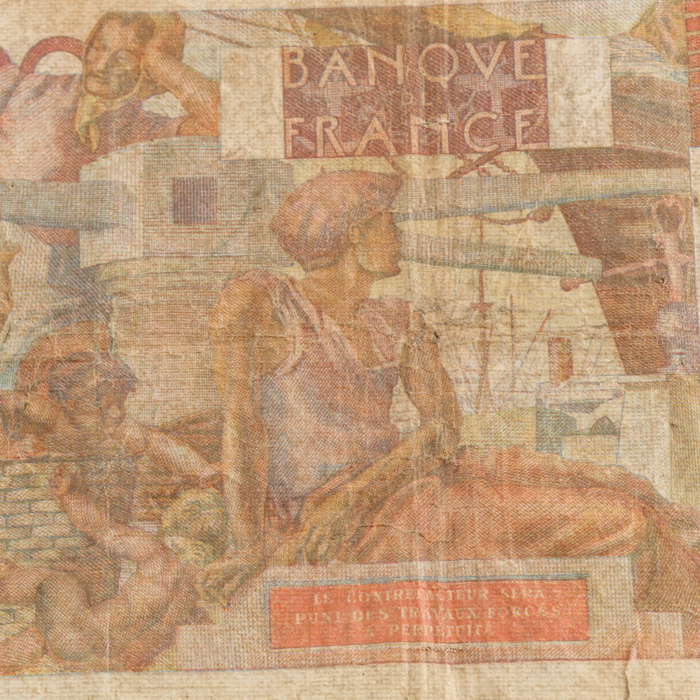 French 100 Francs Banknote