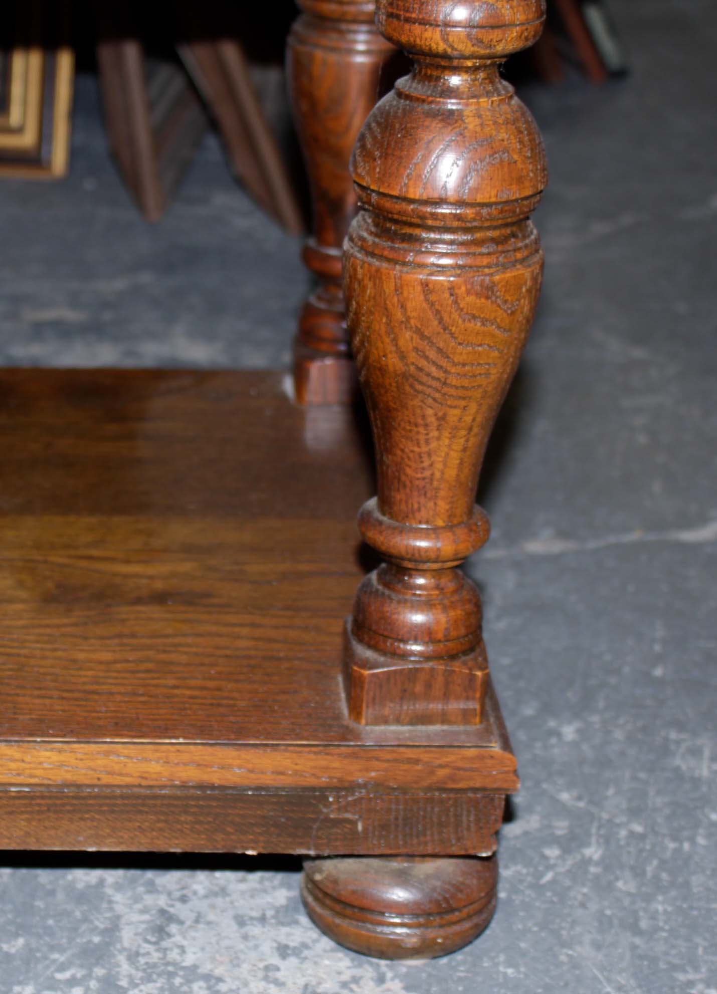 Ethan Allen Jacobean-Style Oak Nightstands