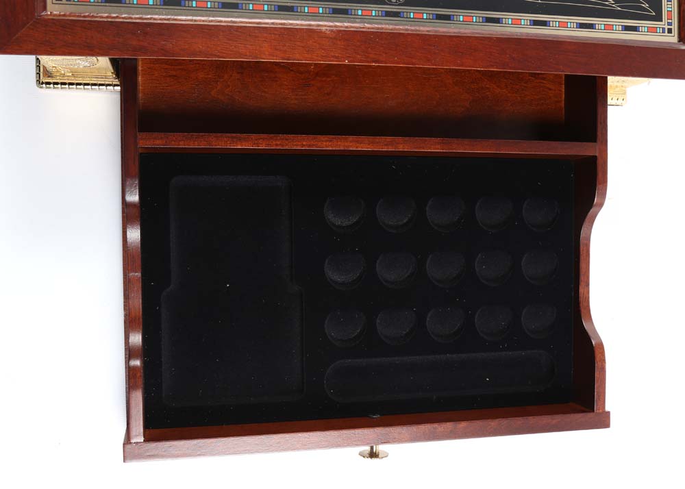 Franklin Mint "Treasures Of Tutankhamun" Backgammon Set