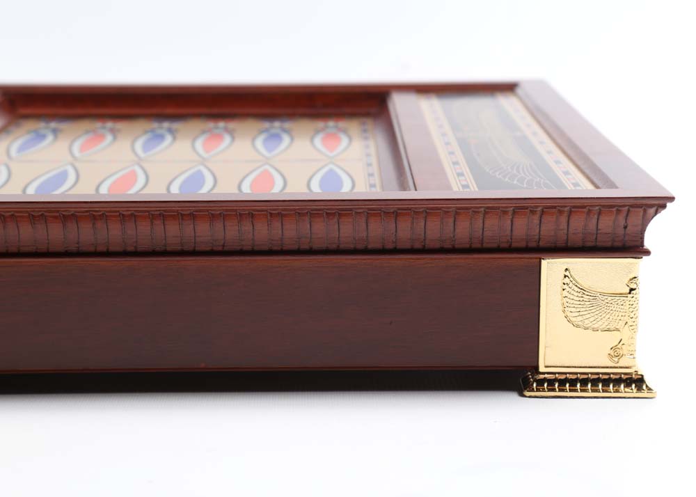 Franklin Mint "Treasures Of Tutankhamun" Backgammon Set