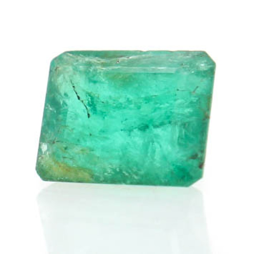 Loose 0.81 CT Natural Emerald Stone
