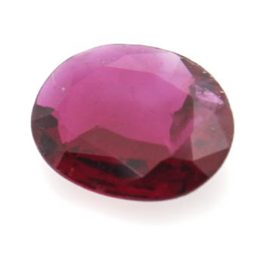 Loose 0.72 CT Natural Ruby Stone