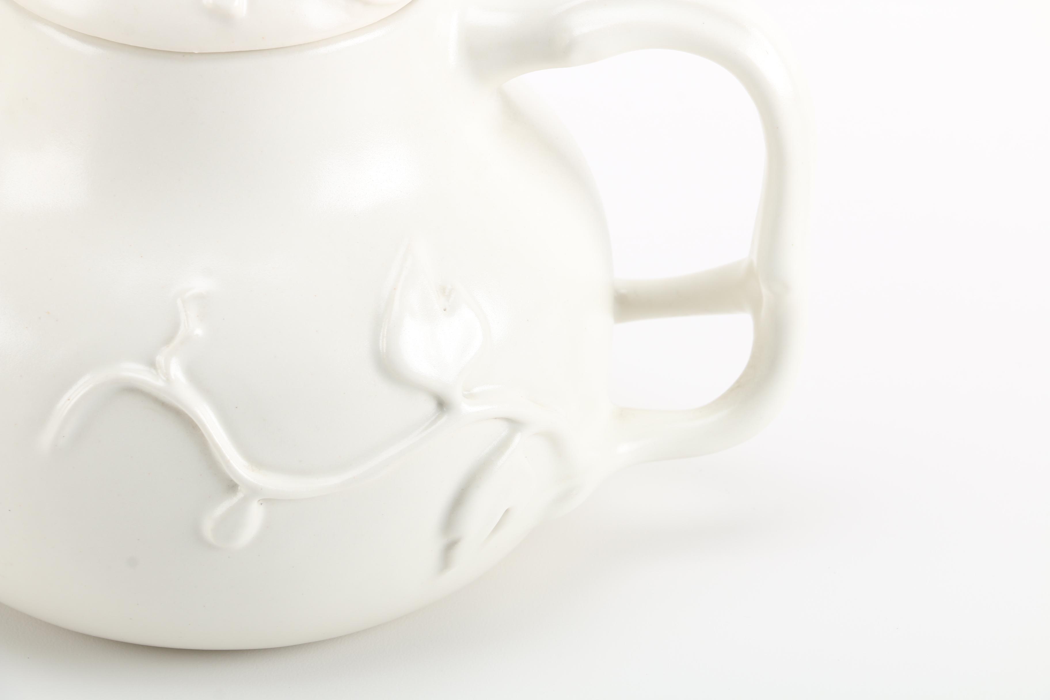 White Dishes for Tea and Entertaining