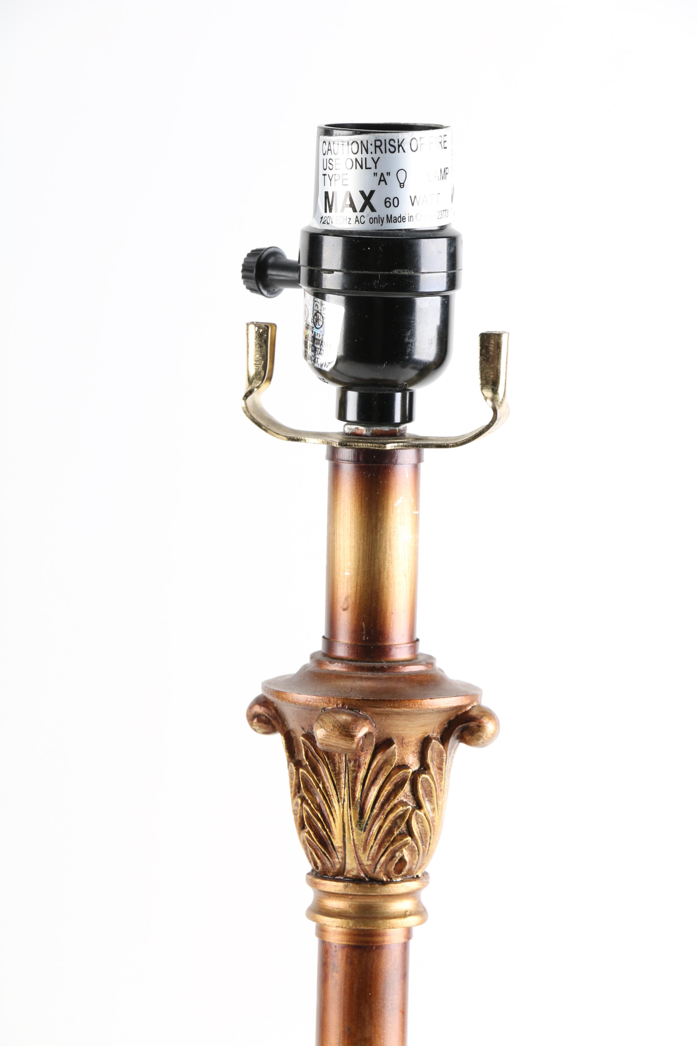 Pair of Miniature Urn-Style Table Lamps