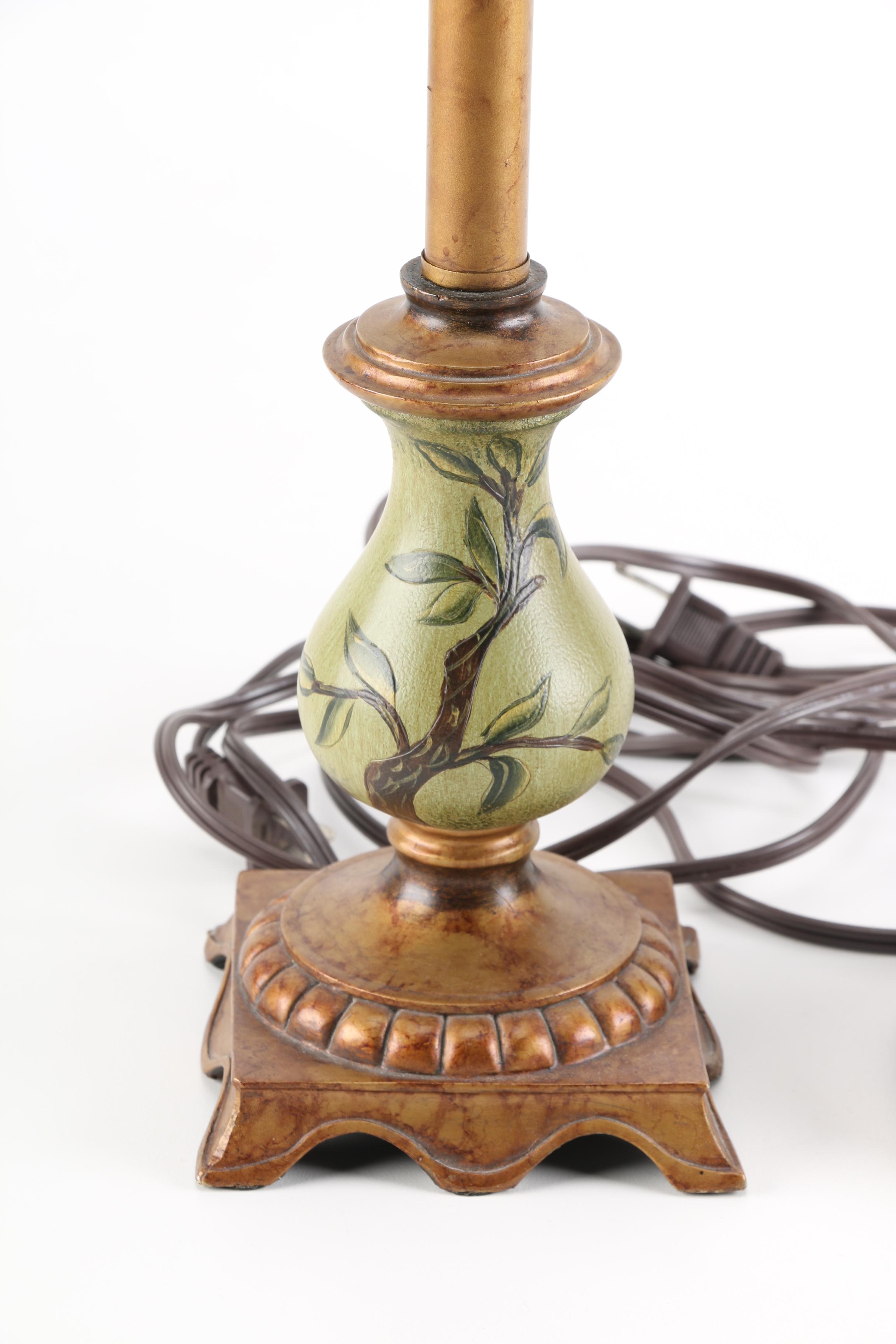 Pair of Miniature Urn-Style Table Lamps