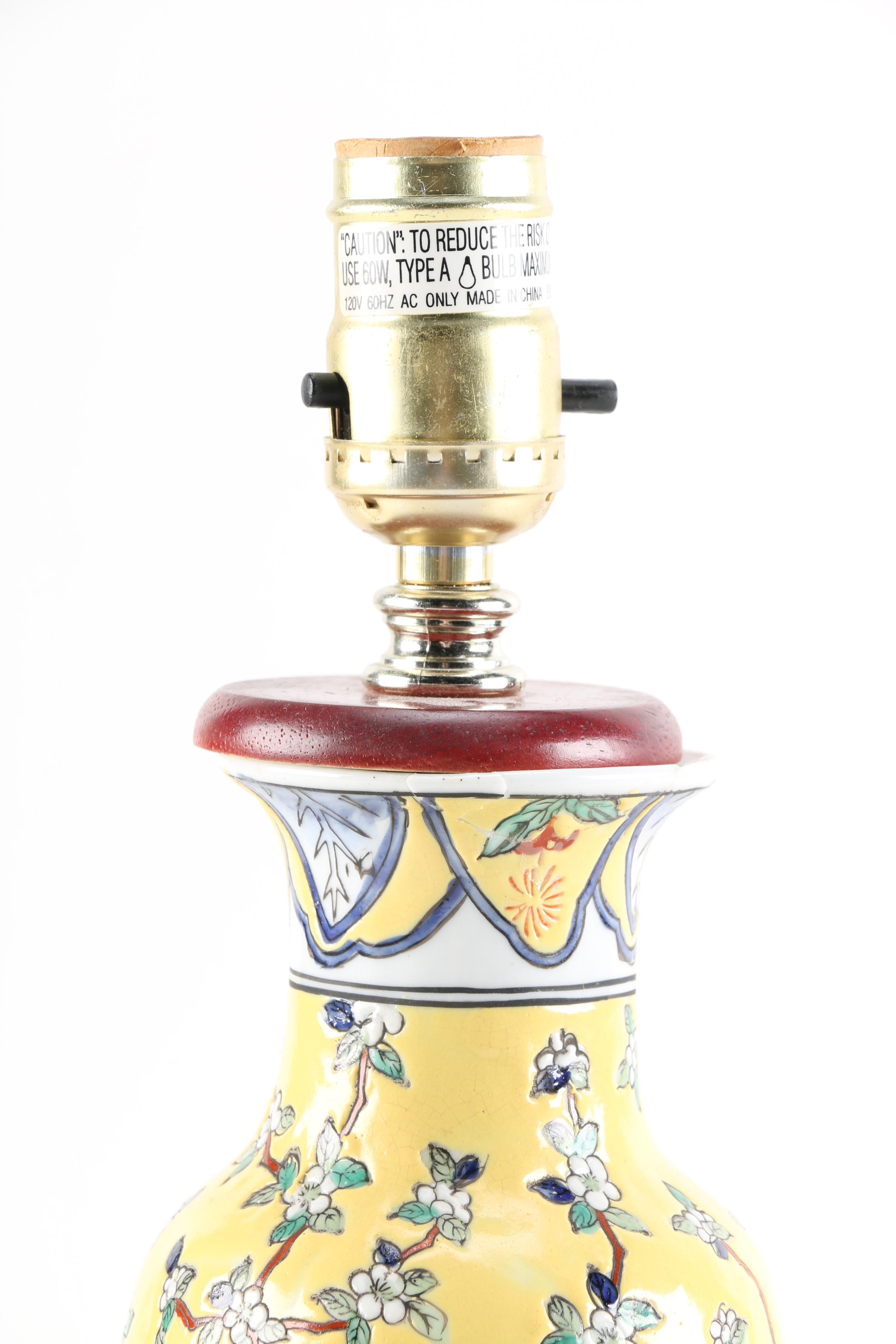 Pair of Ceramic Lamps