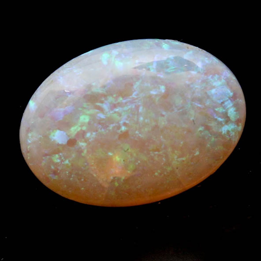 Loose 3.57 CTS Natural Opal Stone