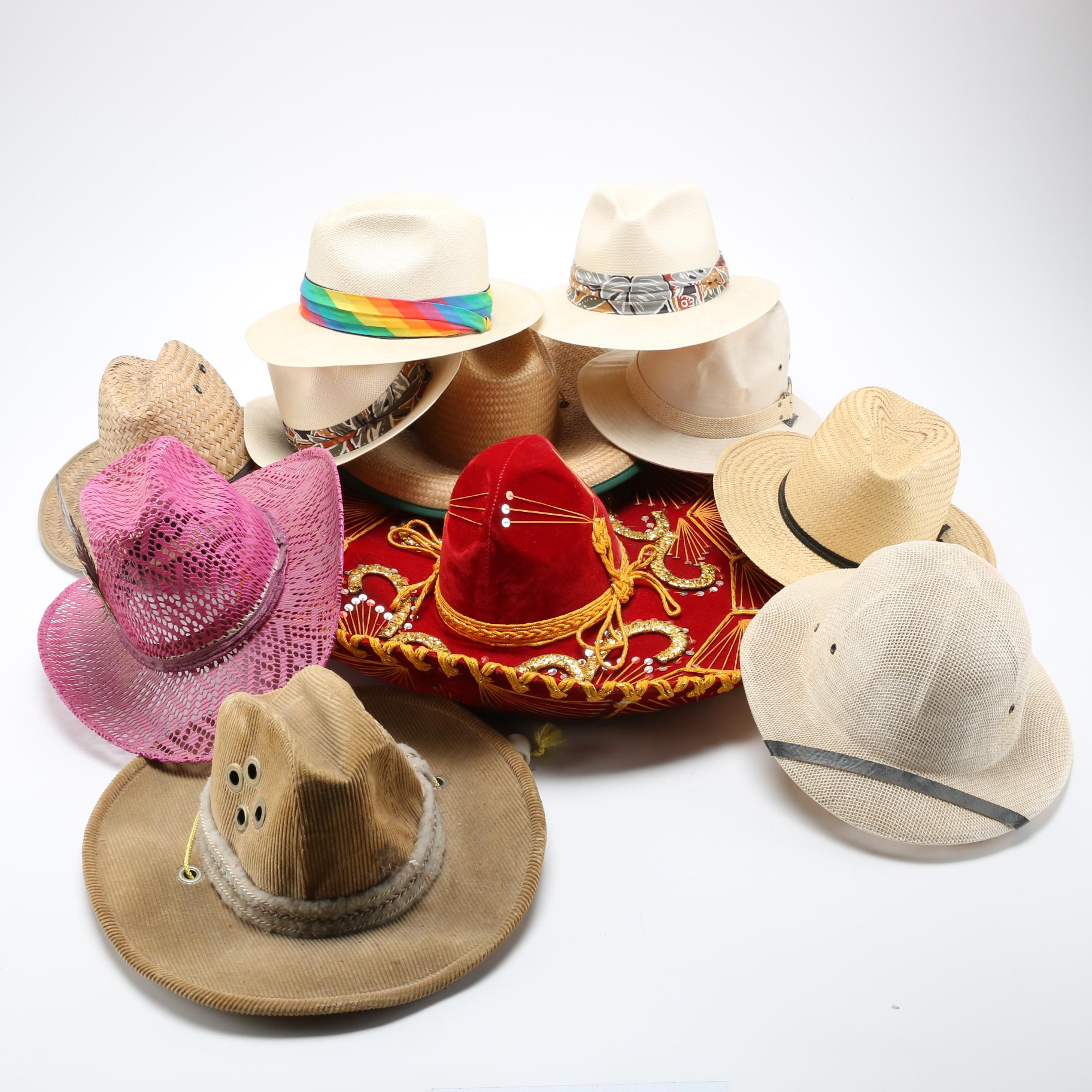 Sun Hat and Sombrero Collection Featuring Jordache