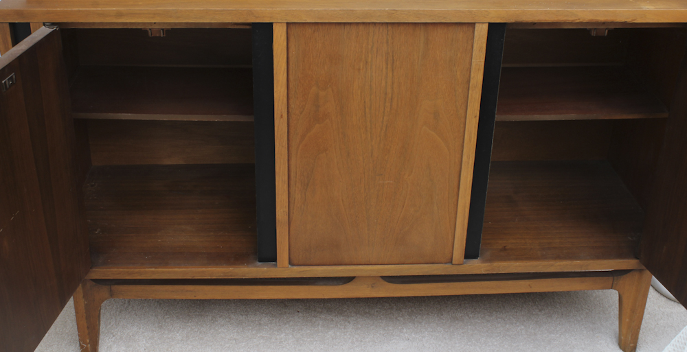 Mid-Century Teak Credenza Bookcase