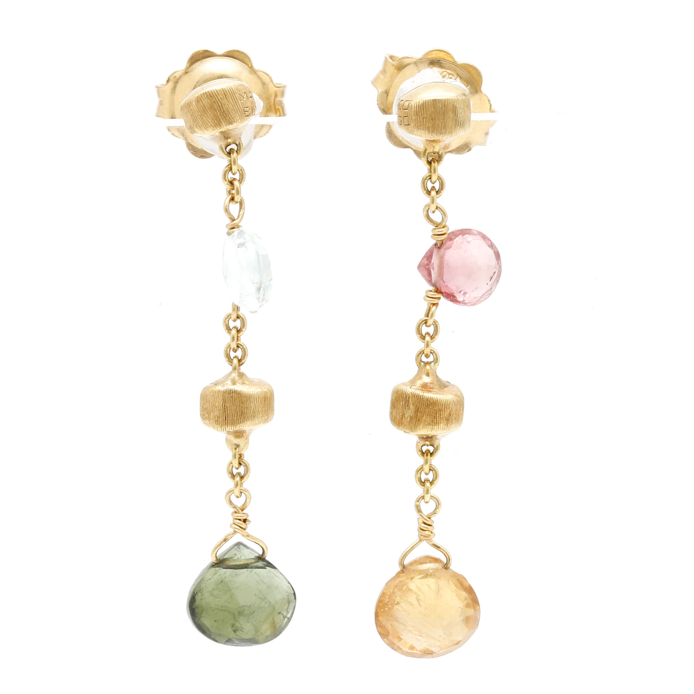 Marc Bicego 18K Yellow Gold Gemstone Earrings