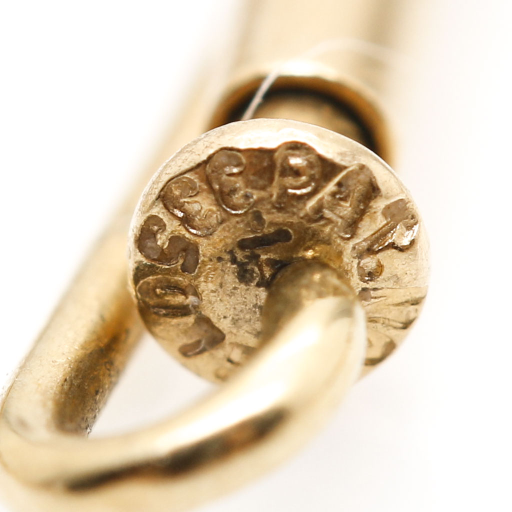 James Avery 14K Yellow Gold Sand Dollar Pendant Necklace