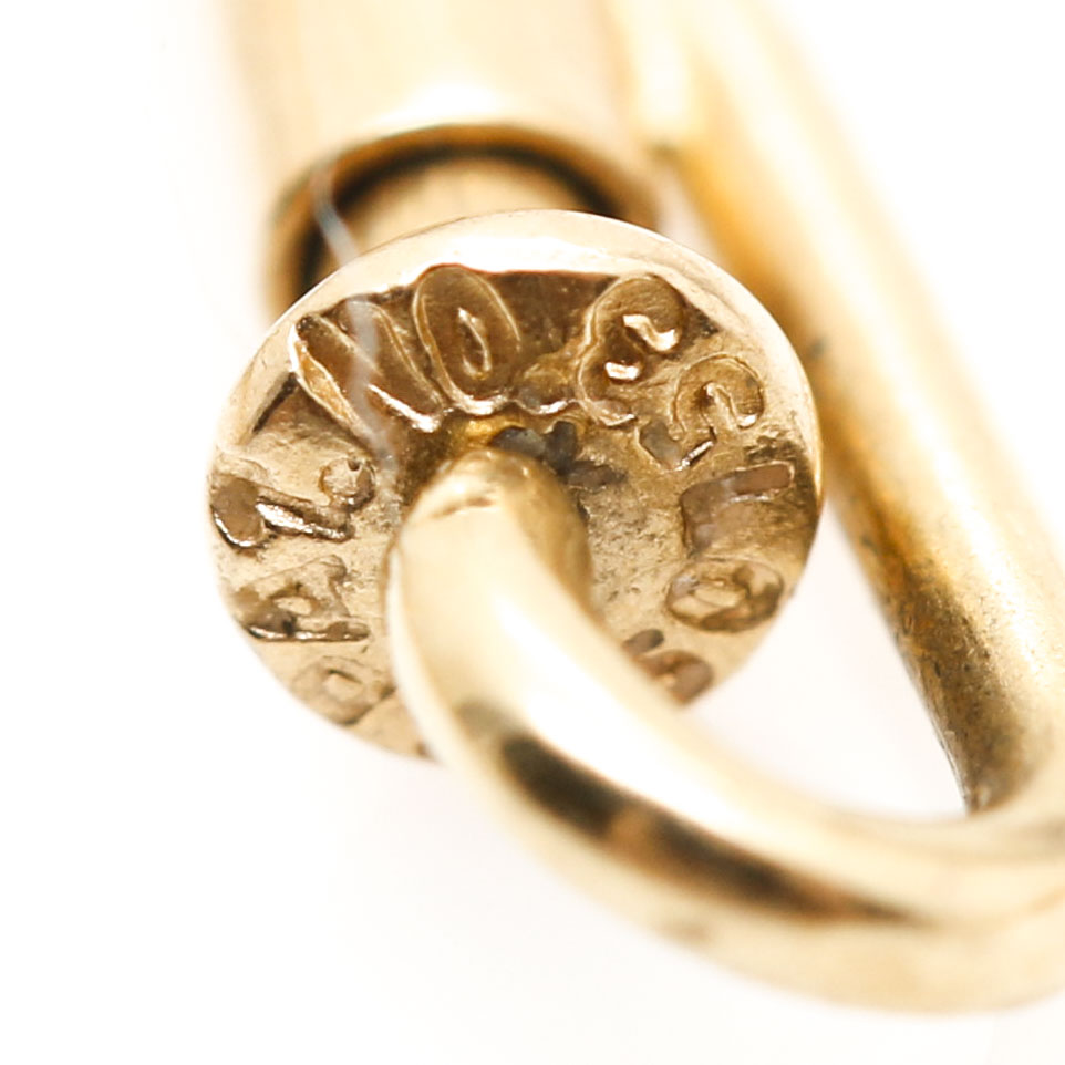 James Avery 14K Yellow Gold Sand Dollar Pendant Necklace