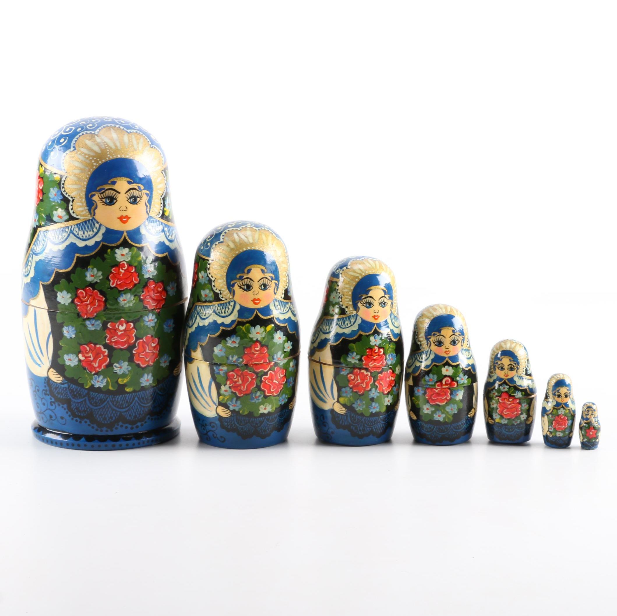 Hand-Painted Matryoshka Nesting Dolls