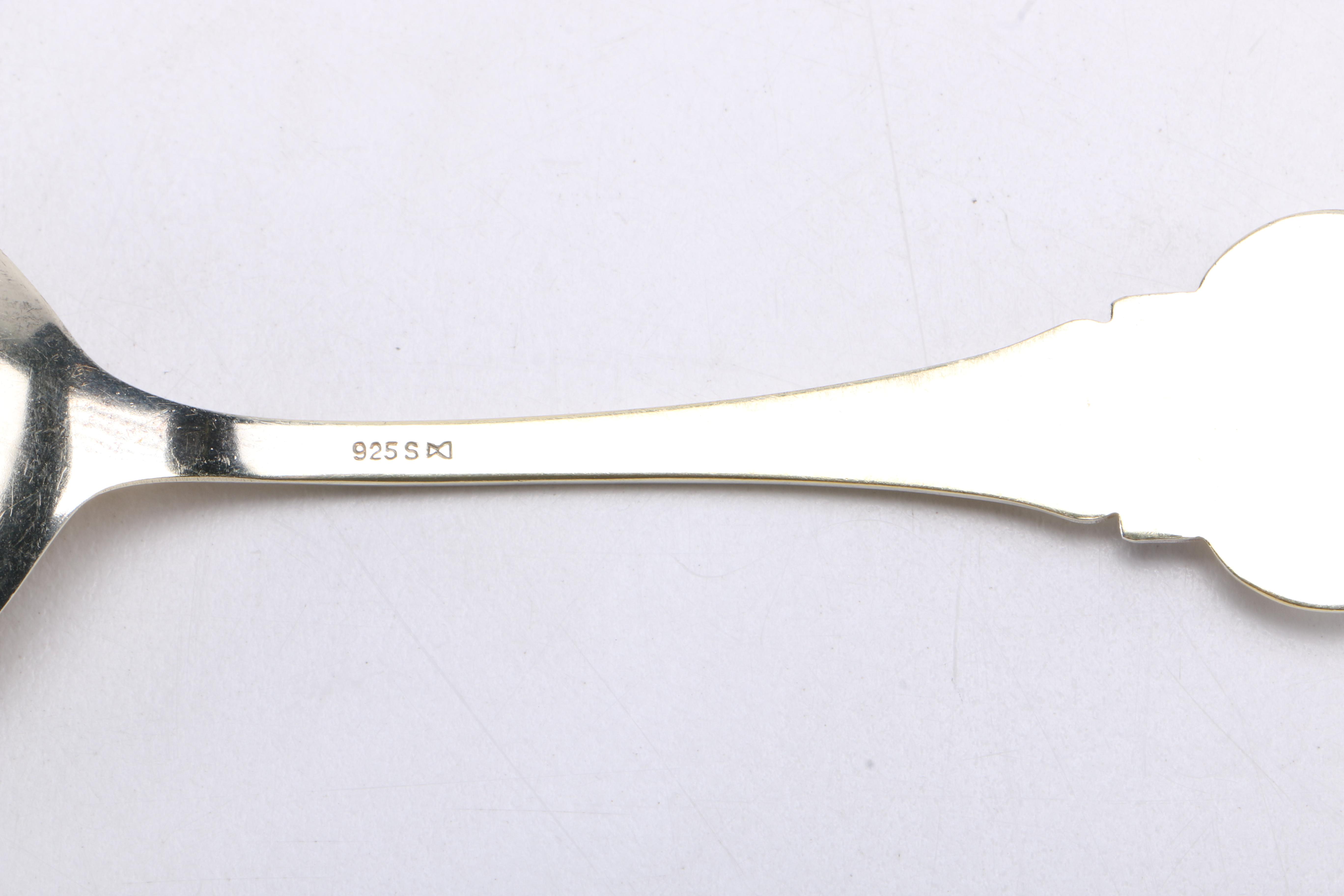 Norwegian 925 Silver Flatware Featuring Thorvald Marthinsen Sølvvarefabrikk